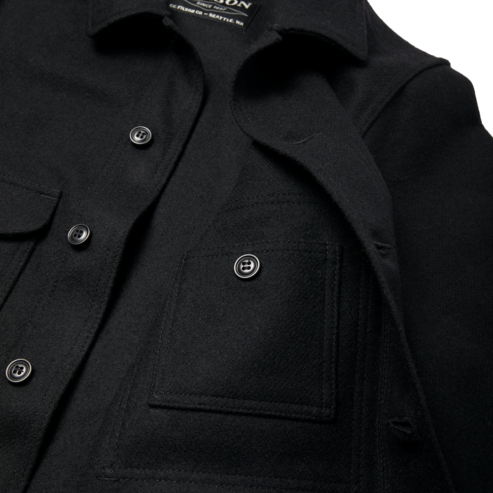 Alternate view of the Filson Mackinaw Wool Cruiser Jacket - Extra Long - Dark Navy