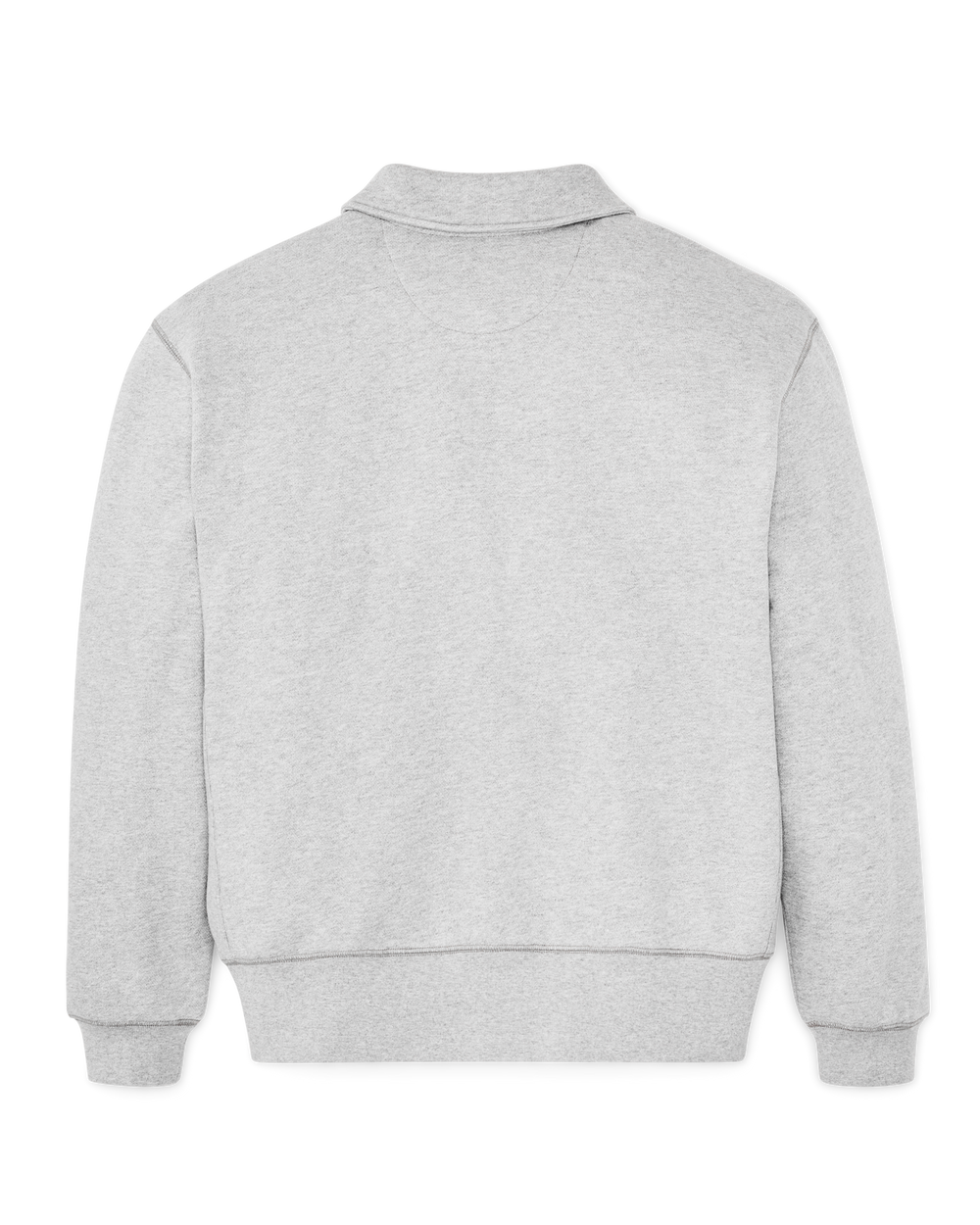 Alternate view of the Filson 14-oz. Heritage Fleece Quarter Zip - Gray Heather