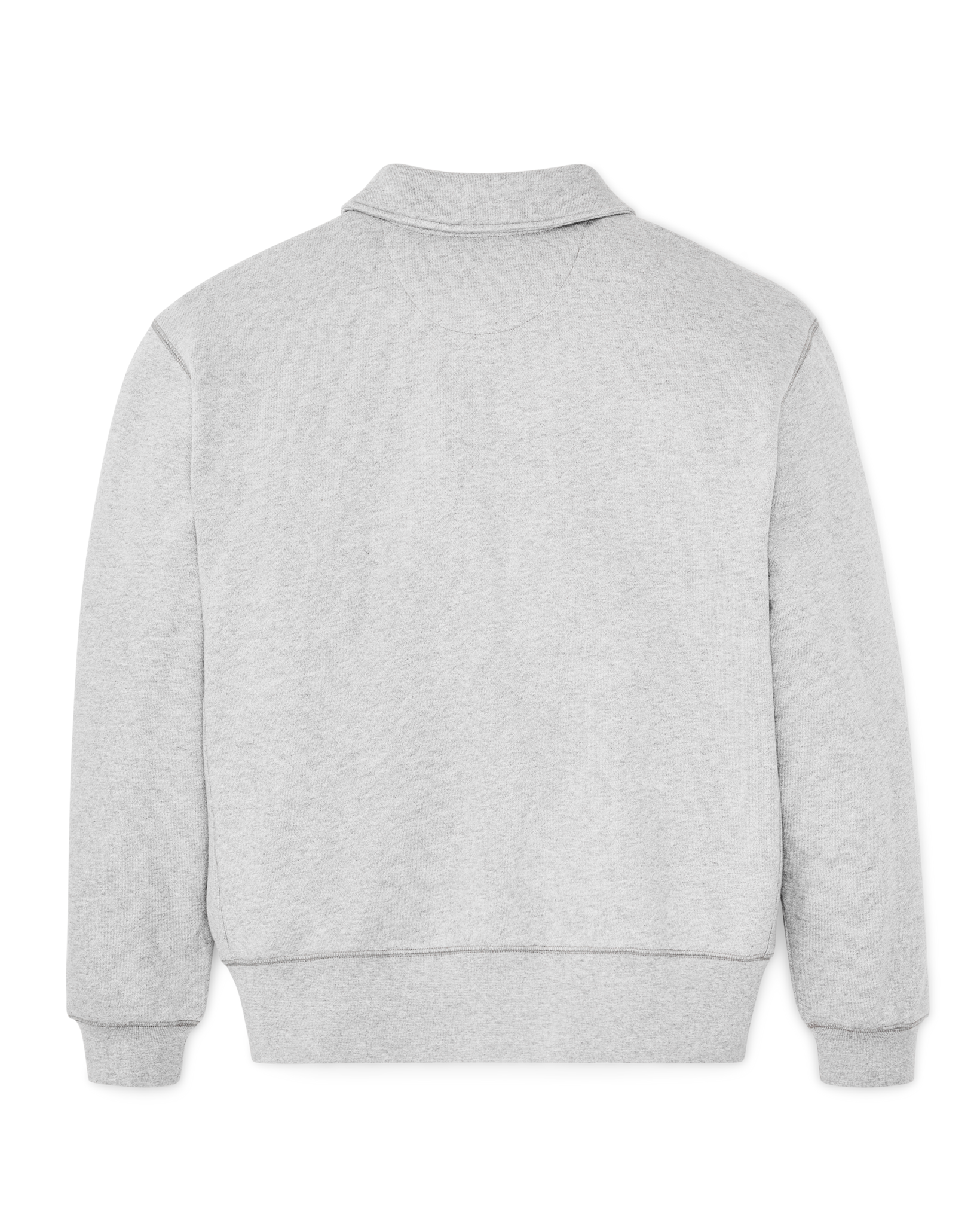 Alternate view of the Filson 14-oz. Heritage Fleece Quarter Zip - Gray Heather