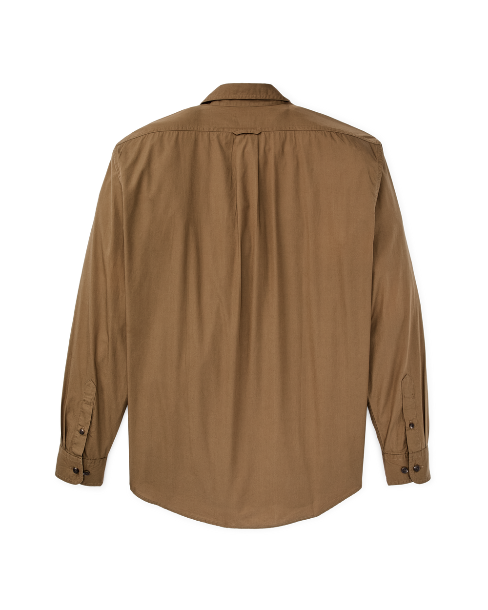 Alternate view of the Filson Filson's Washed Feather Cloth Shirt - Rugged Tan