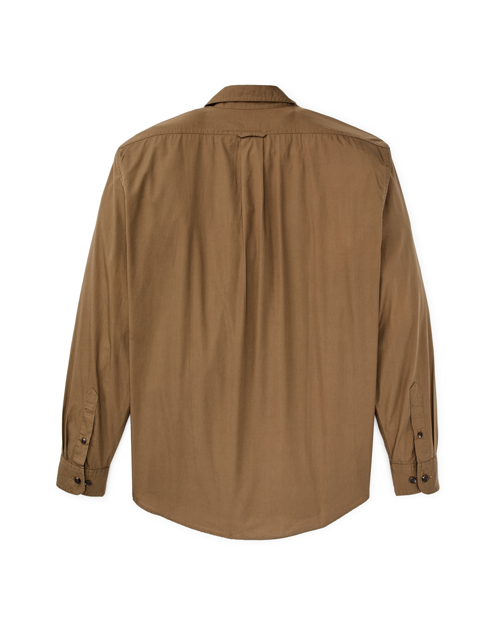 Alternate view of the Filson Filson's Washed Feather Cloth Shirt - Rugged Tan