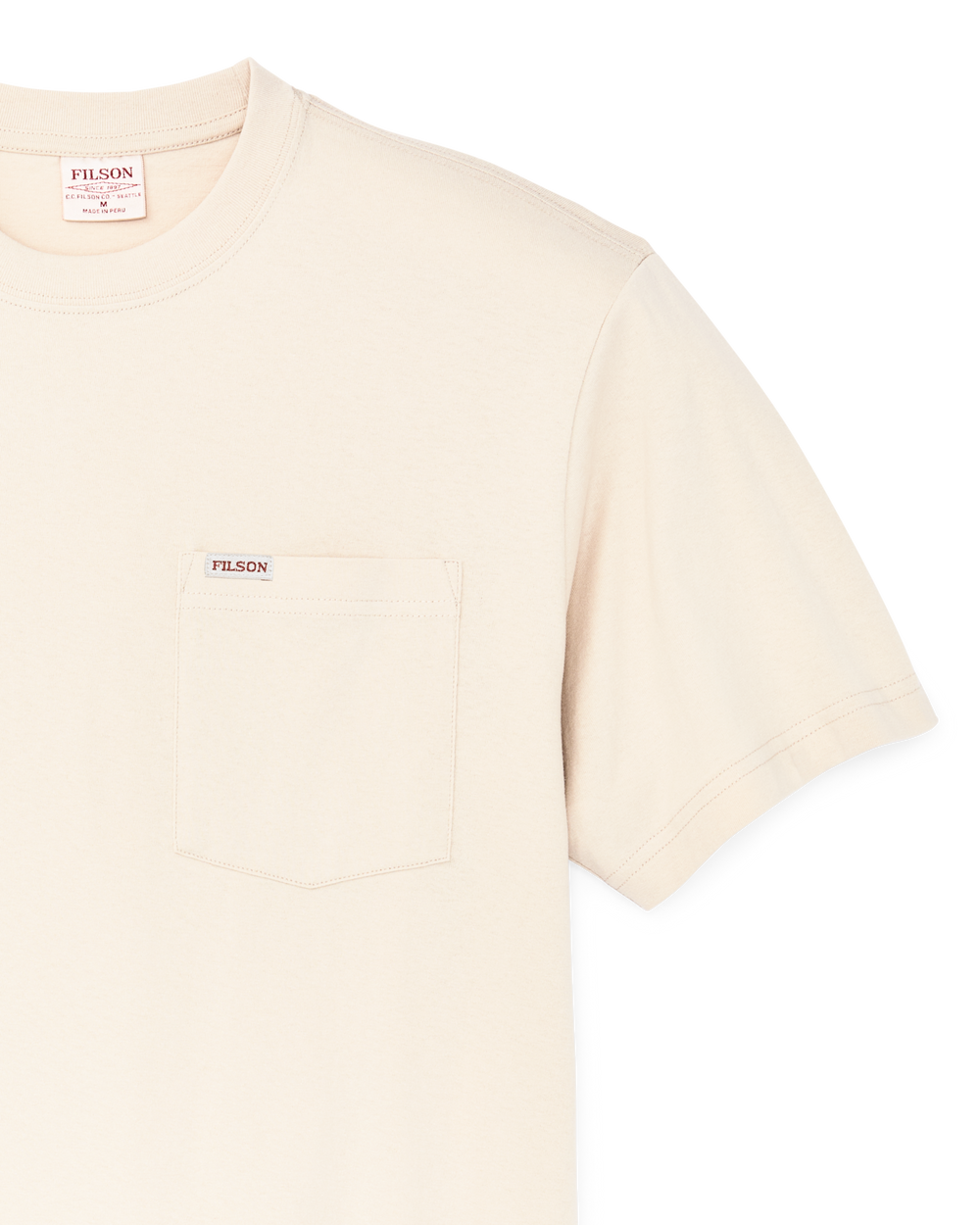Alternate view of the Filson Outfitter Pocket T-shirt - Natural