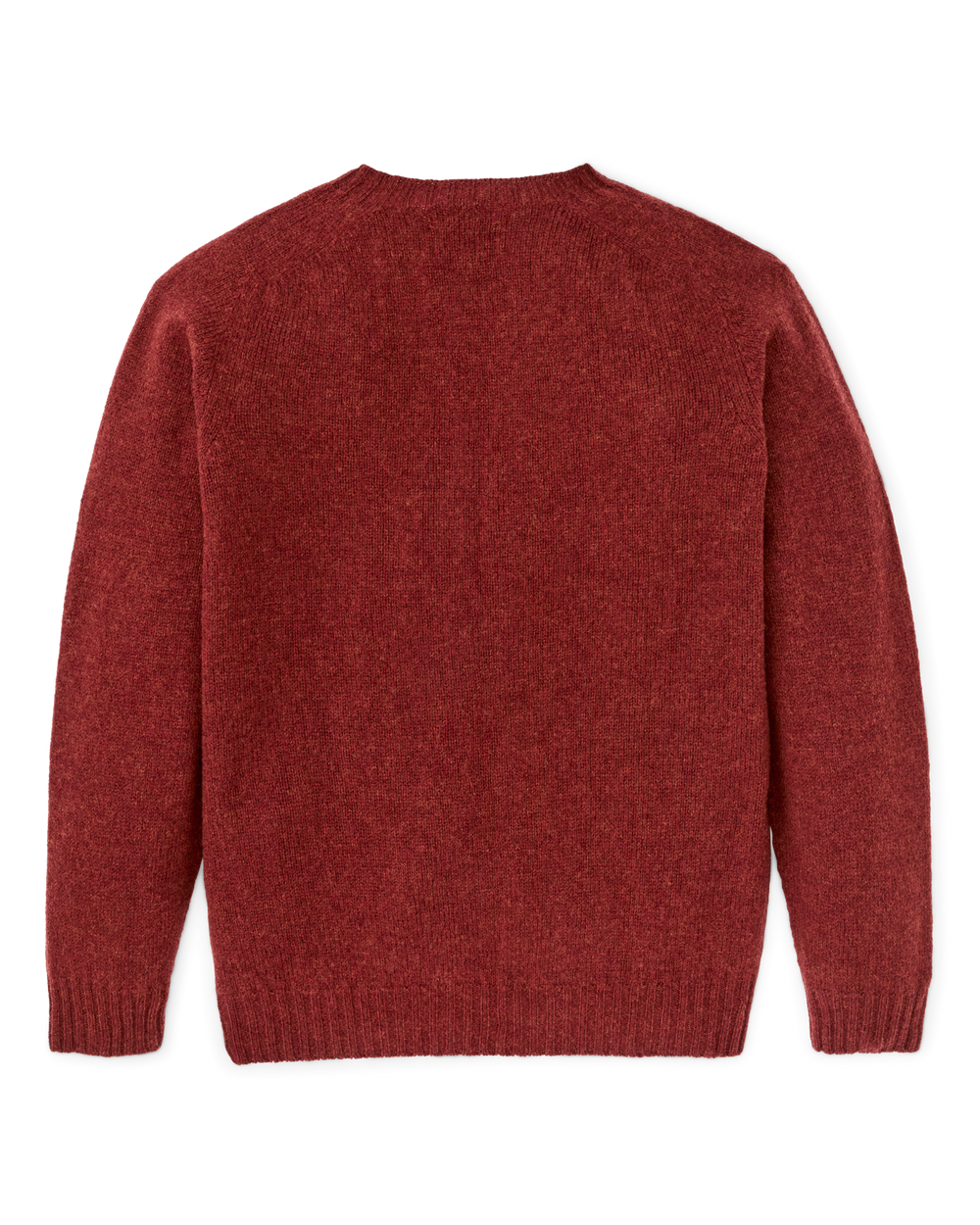 Shetland 5-gauge Wool Sweater - Russet