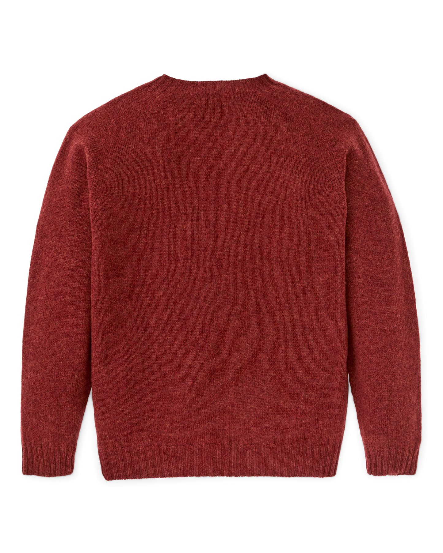 Shetland 5-gauge Wool Sweater - Russet