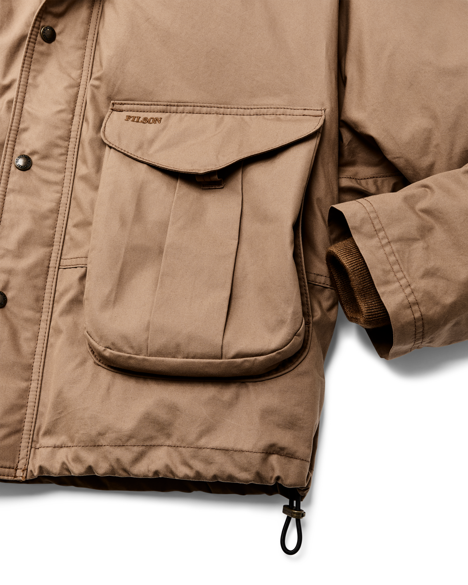 Women's Aviator Cloth Wading Jacket - Dark Tan