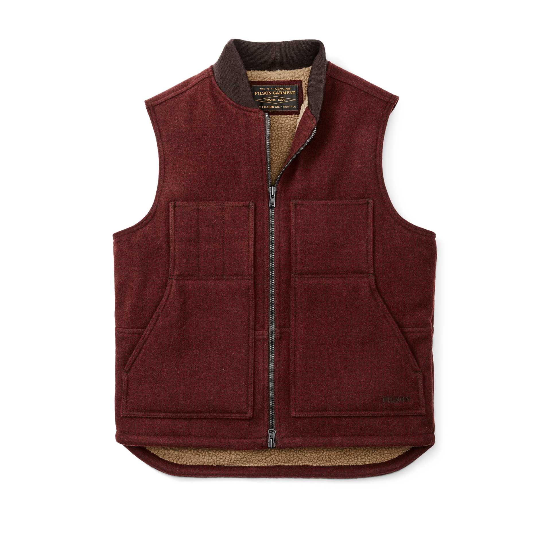 Lined Mackinaw Wool Work Vest | Filson Lined Mackinaw Wool Work Vest | Filson