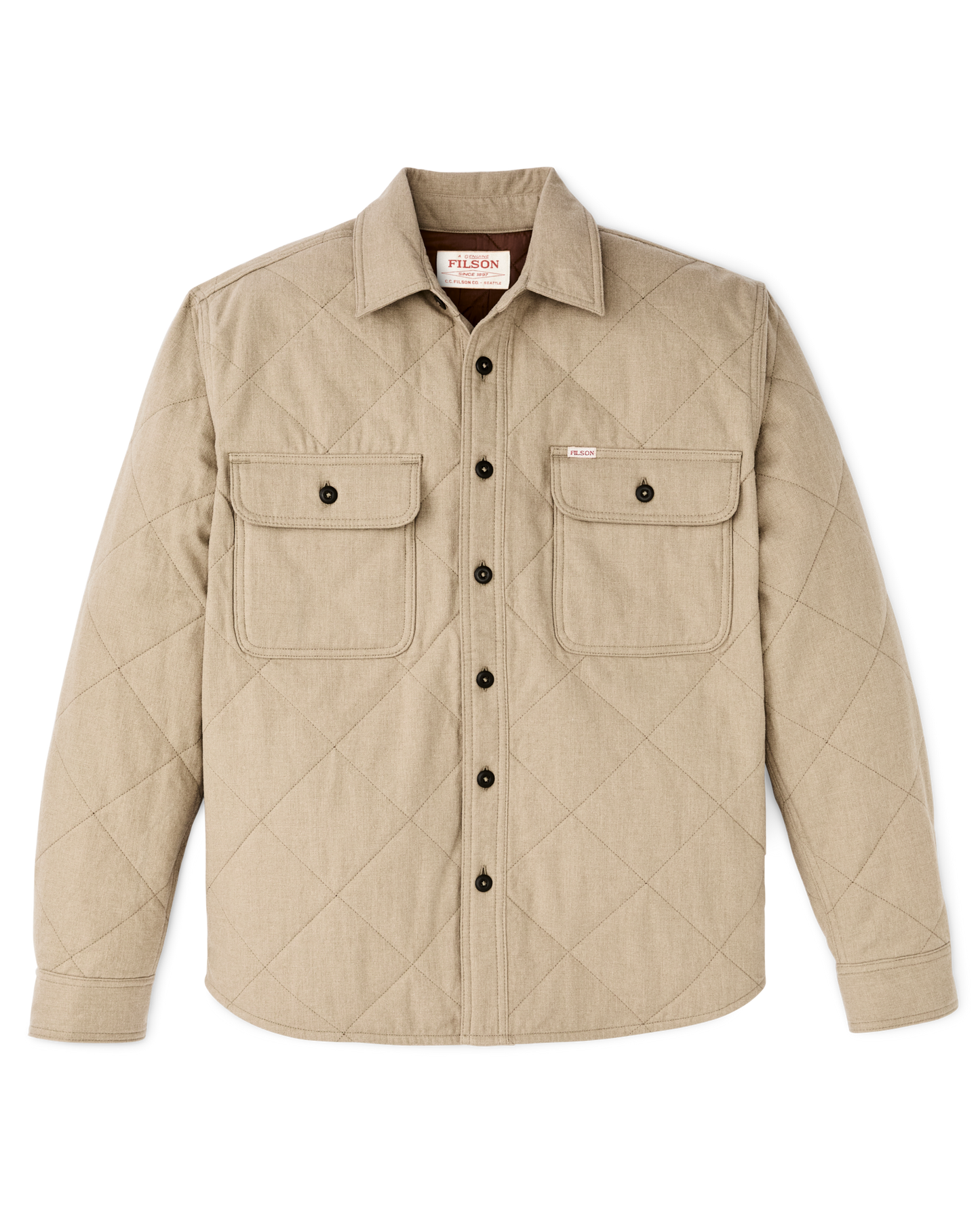 Insulated Flannel Shirt - Warm Khaki