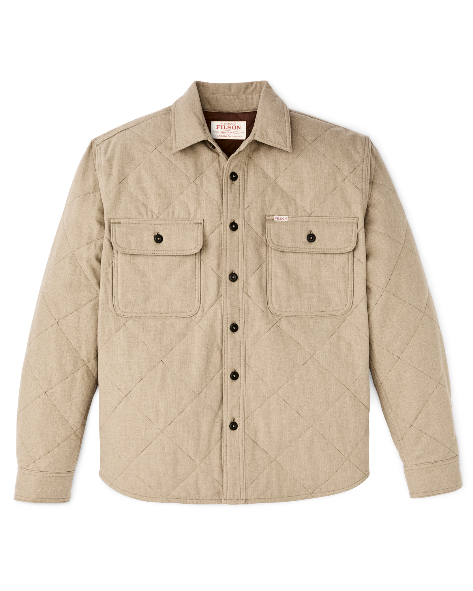 Insulated Flannel Shirt - Warm Khaki