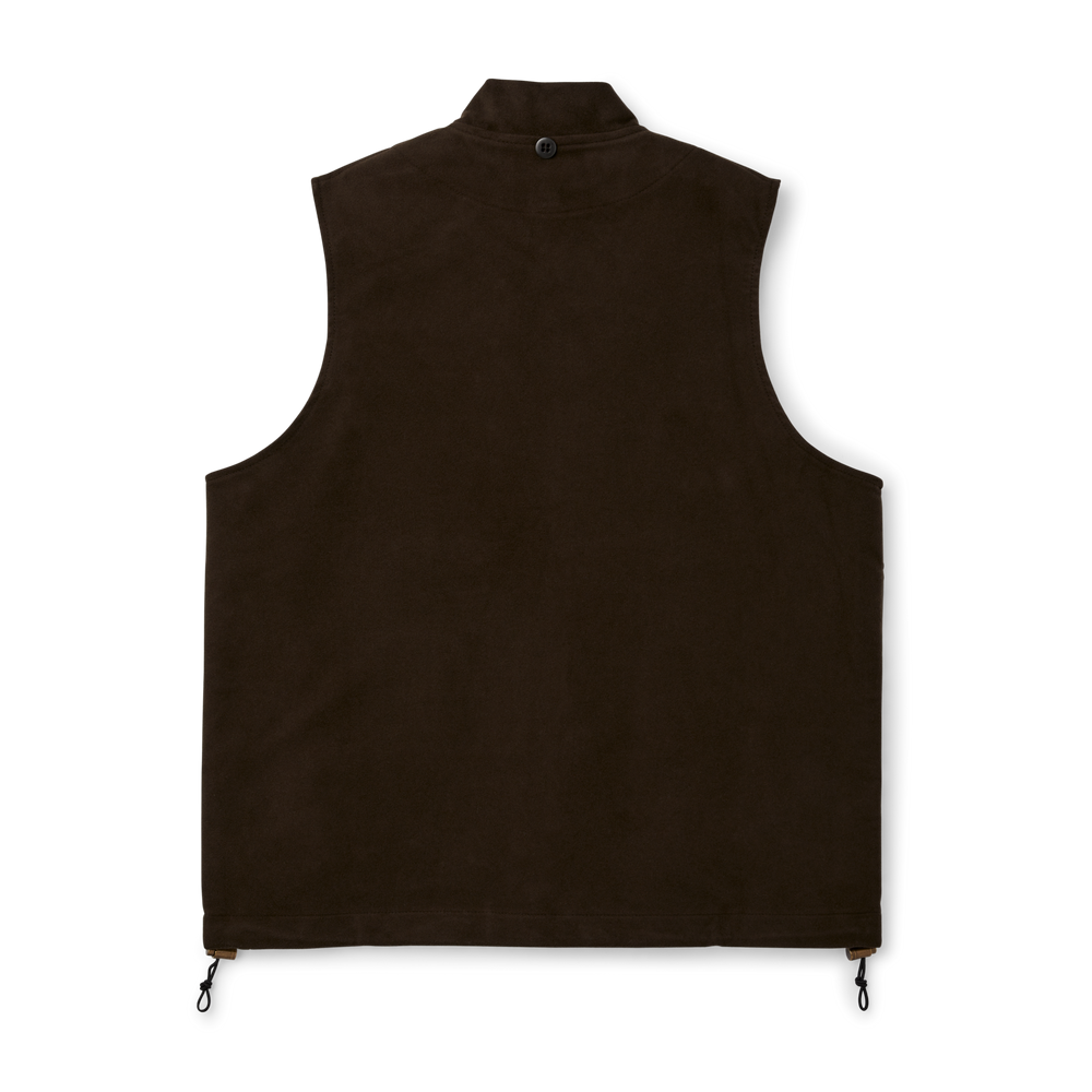 Alternate view of the Filson Moleskin Vest Liner - Brown