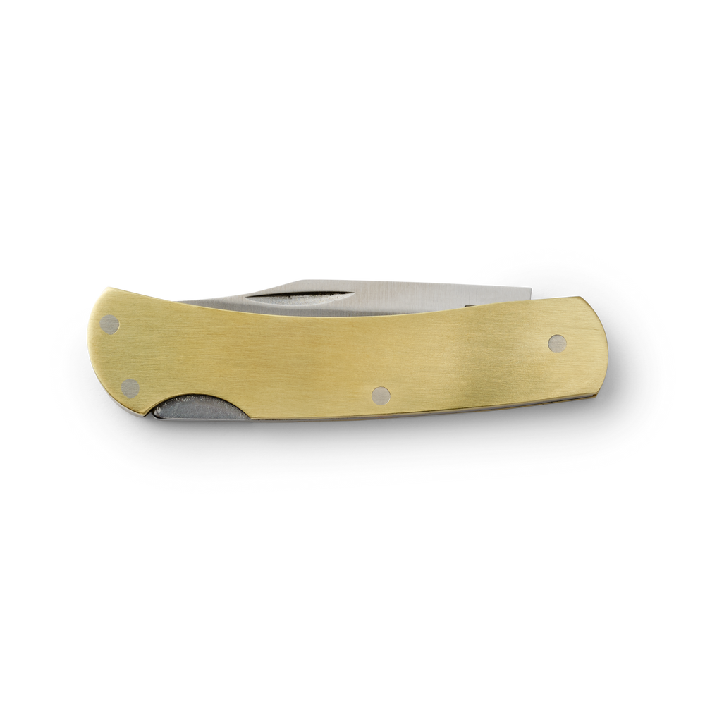 Alternate view of the Filson Brass Lockback Pocket Knife - Brass