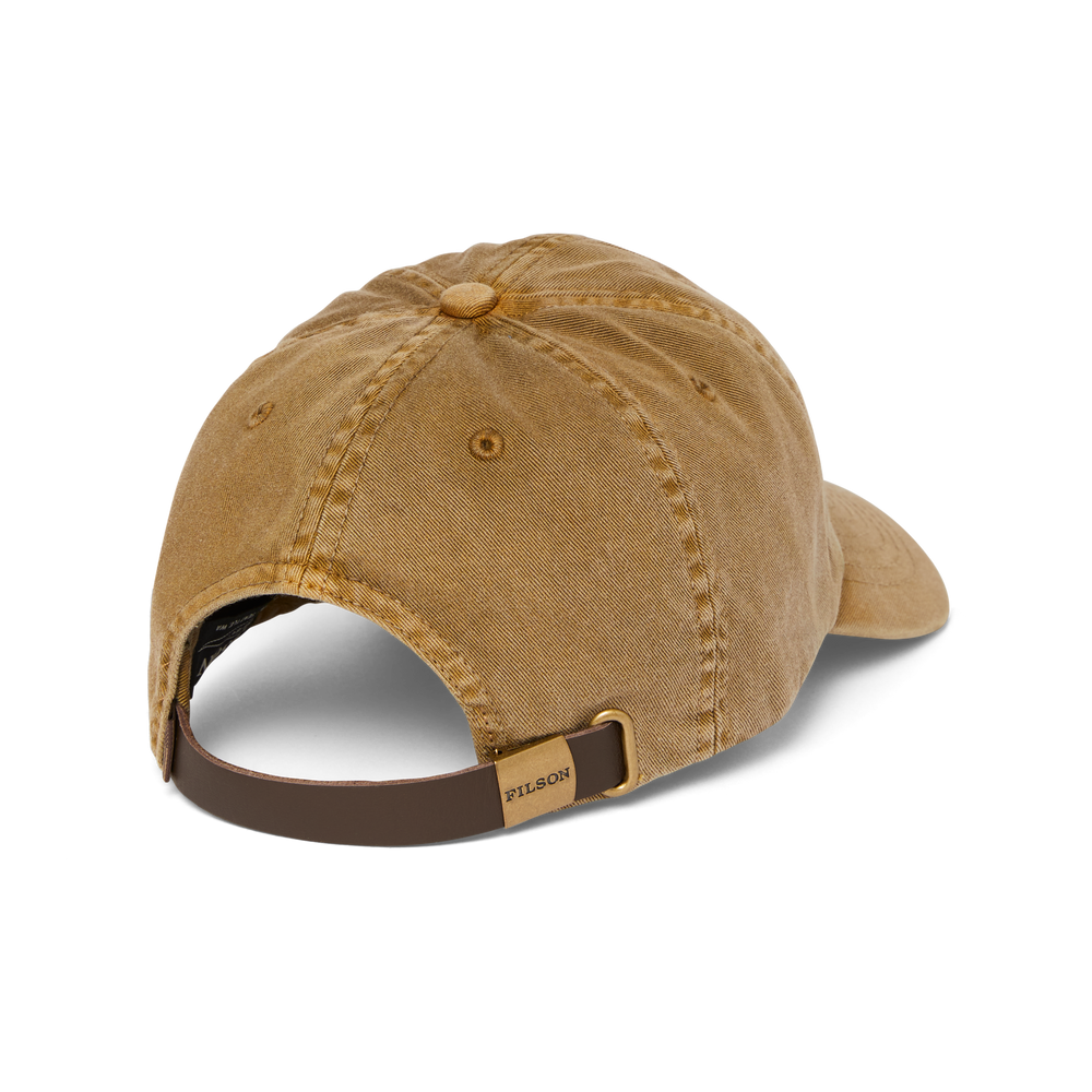 Alternate view of the Filson Washed Low-profile Cap - Mustard / Fish