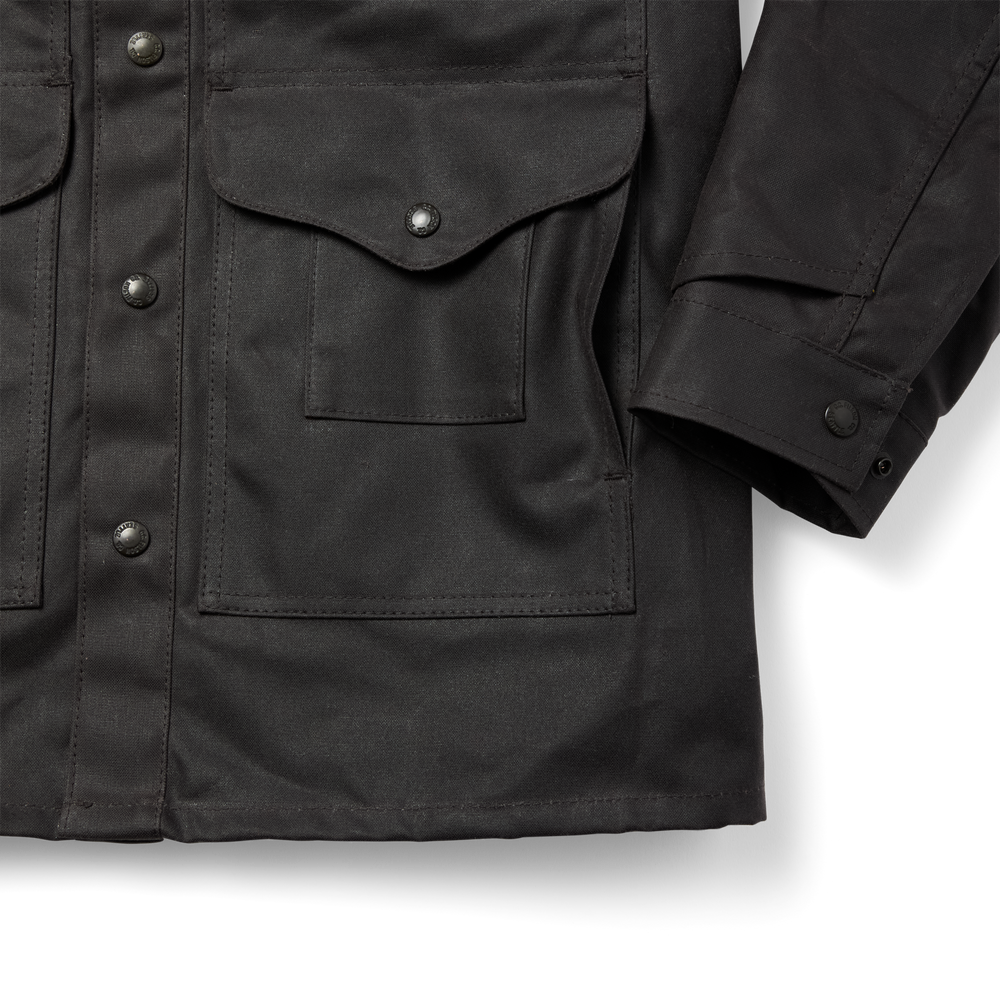 Alternate view of the Filson Lined Tin Cloth Cruiser Jacket - Cinder