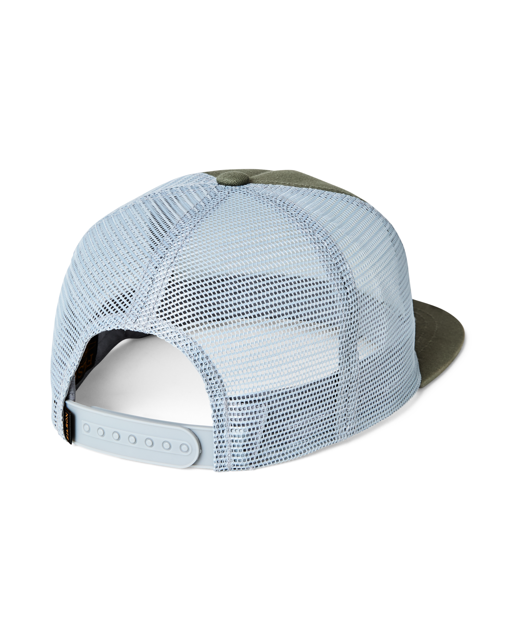 Alternate view of the Filson Trout Trucker Mesh Cap - Dusty Pine