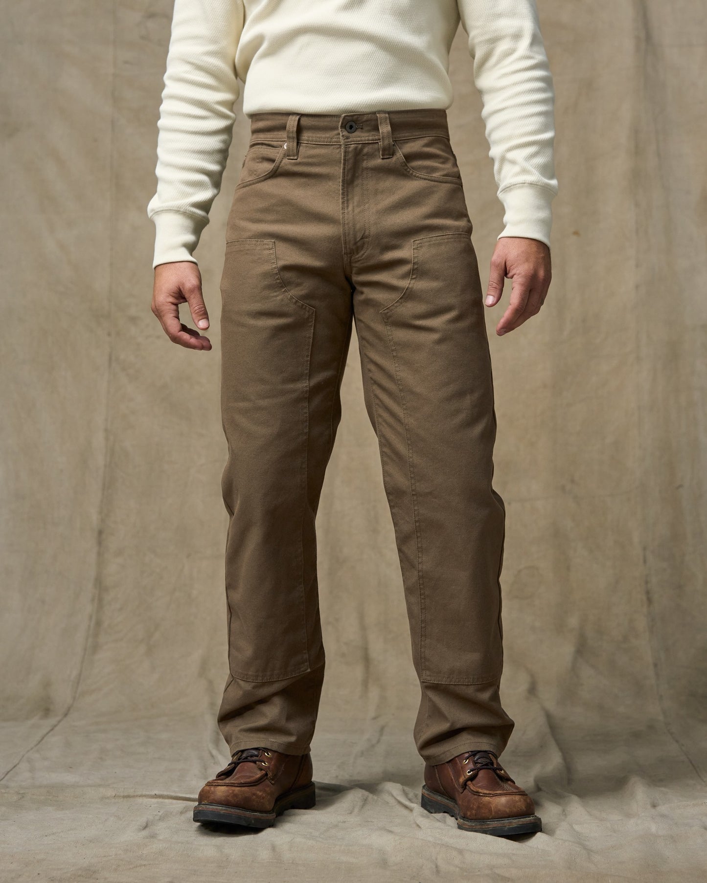 Dry Tin Double Front Pants - Marsh Olive