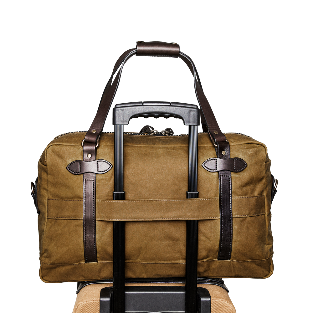 48 Hour Tin Cloth Duffle Bag - Dark Tan | Filson