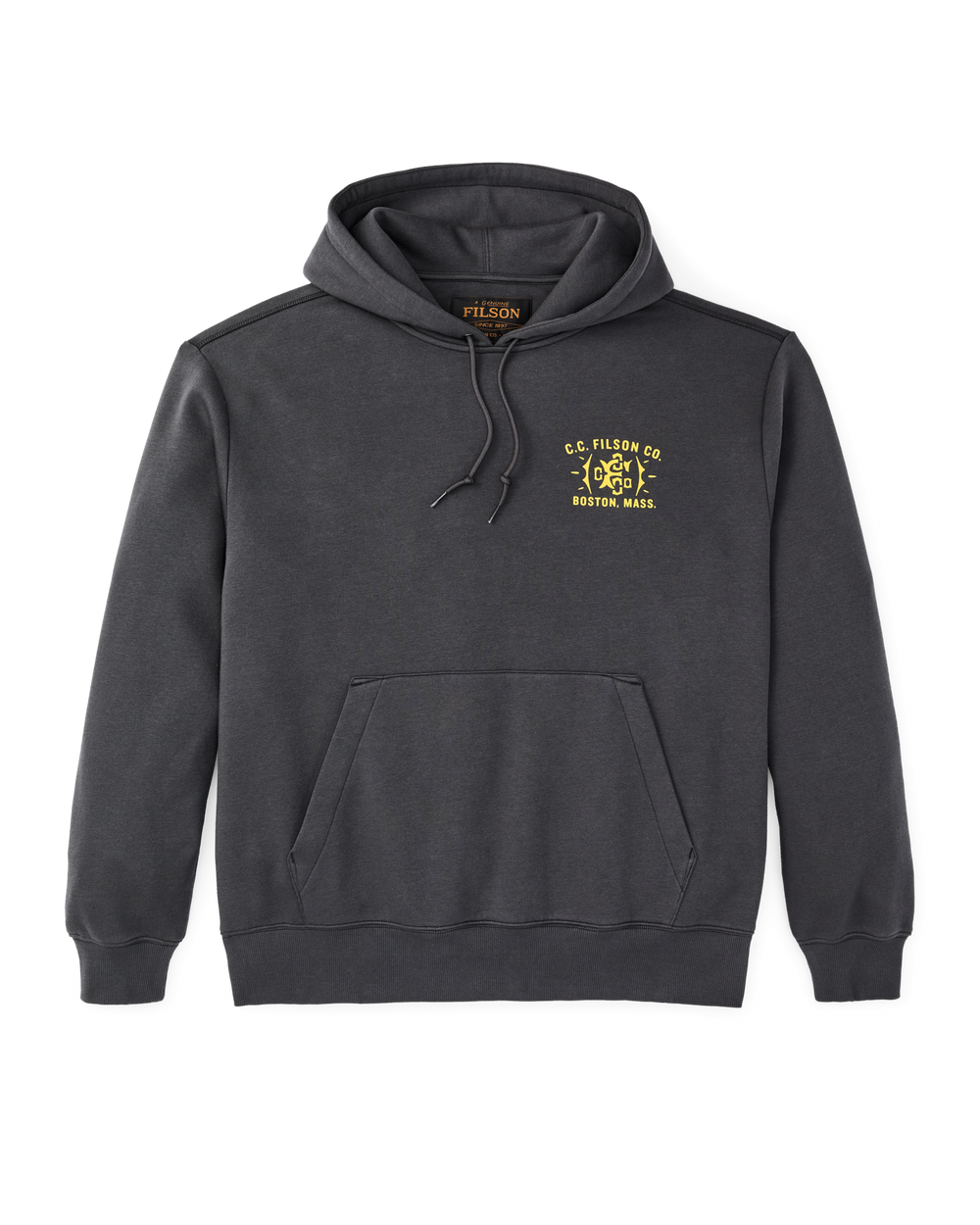 Boston Graphic Hoodie - Faded Black