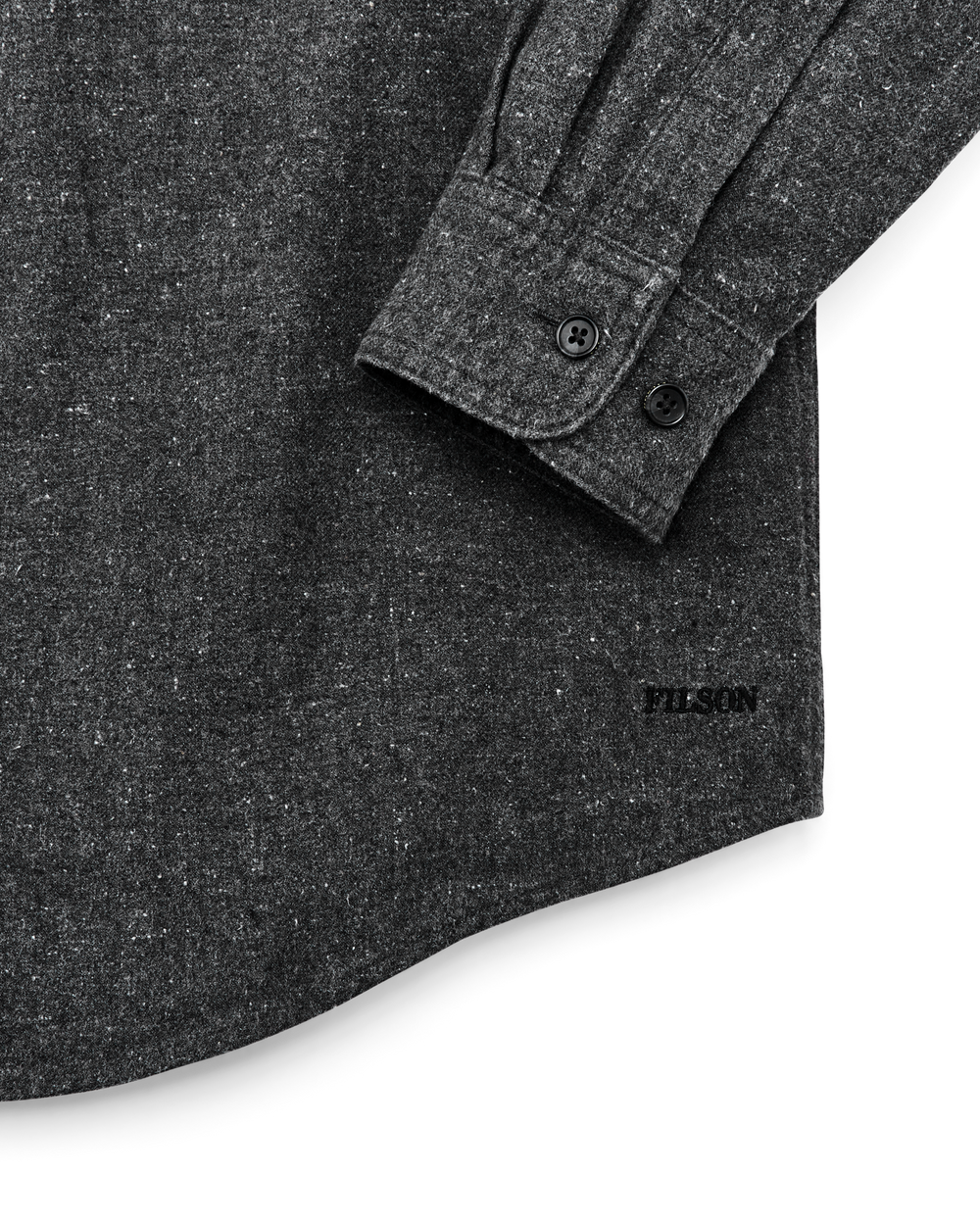 Alternate view of the Filson Alaskan Guide Shirt - Dark Heather Gray