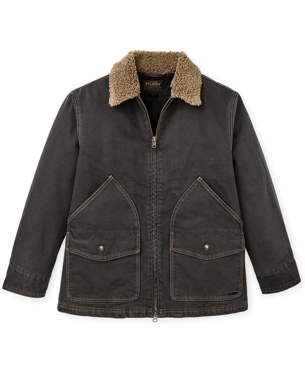 Women's Insulated Denim Outfitter Coat - Black