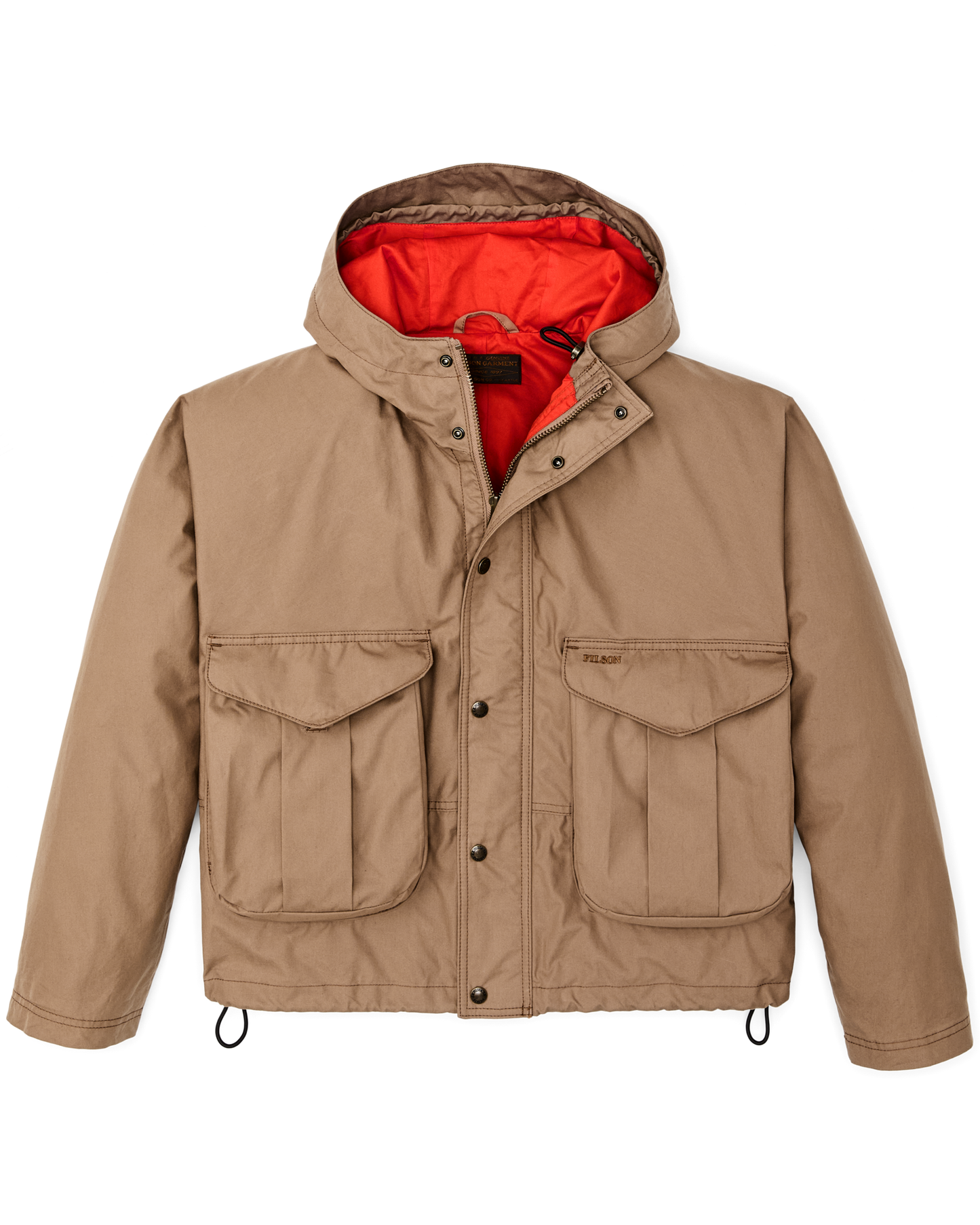 Women's Aviator Cloth Wading Jacket - Dark Tan