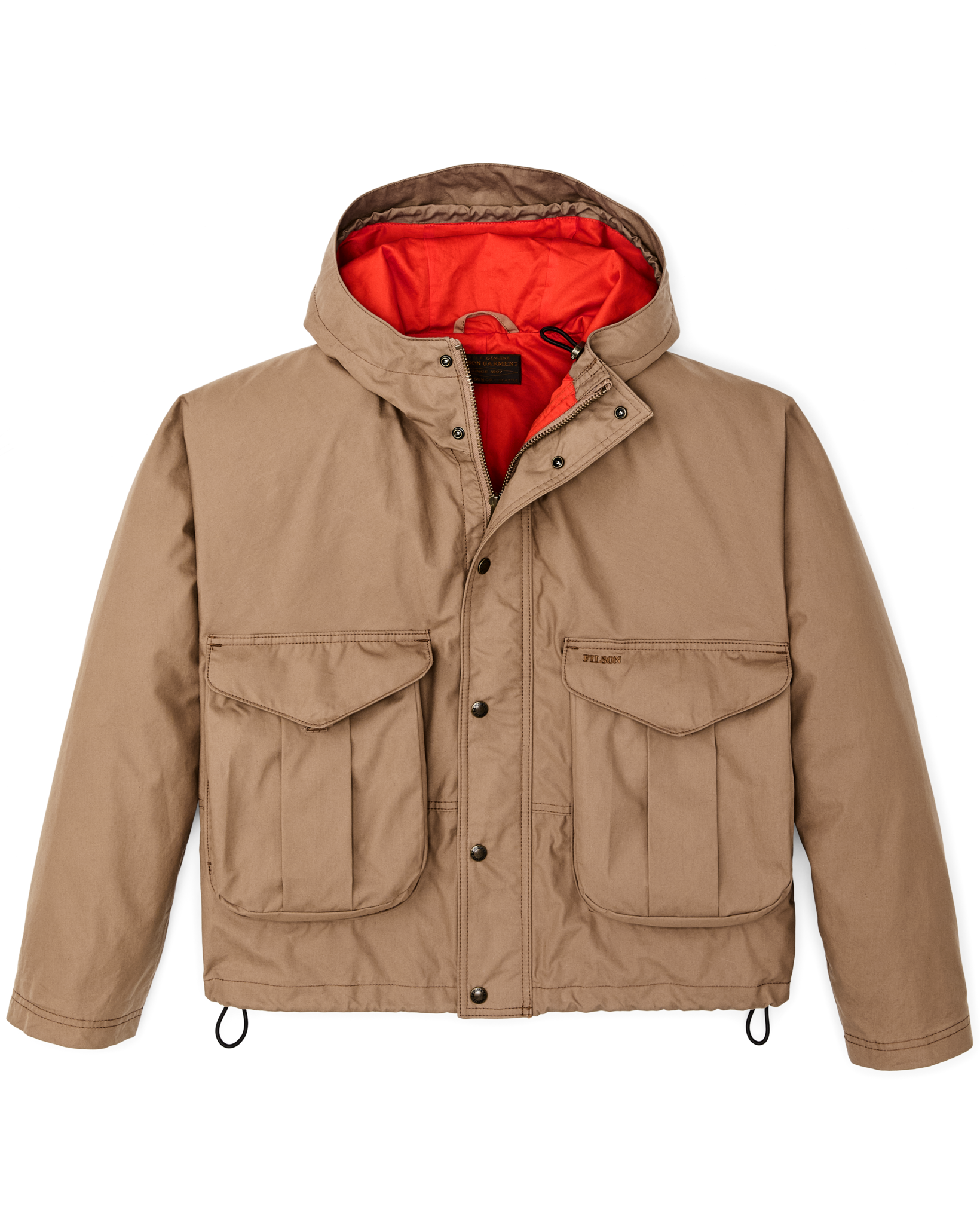 Women's Aviator Cloth Wading Jacket - Dark Tan
