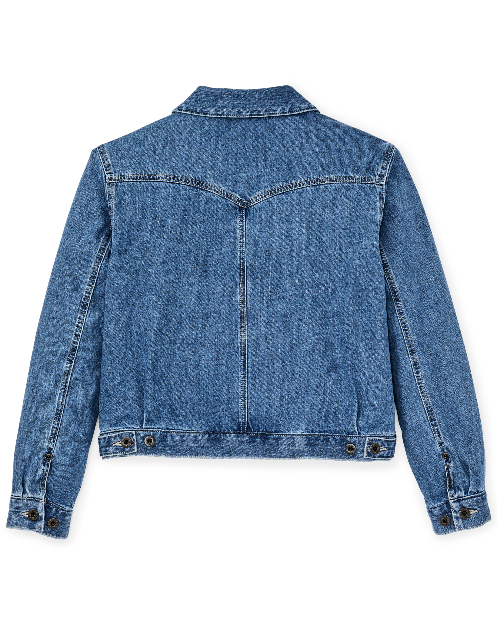 Alternate view of the Filson Women's Western Denim Jacket - Light Indigo