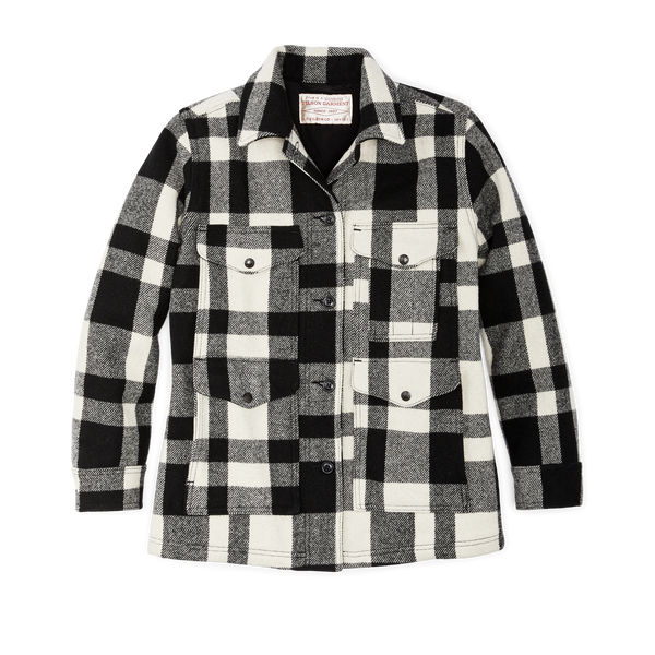 【HYKE】MACKINAW COAT BLACK 1 HYKE】MACKINAW COAT BLACK 1
