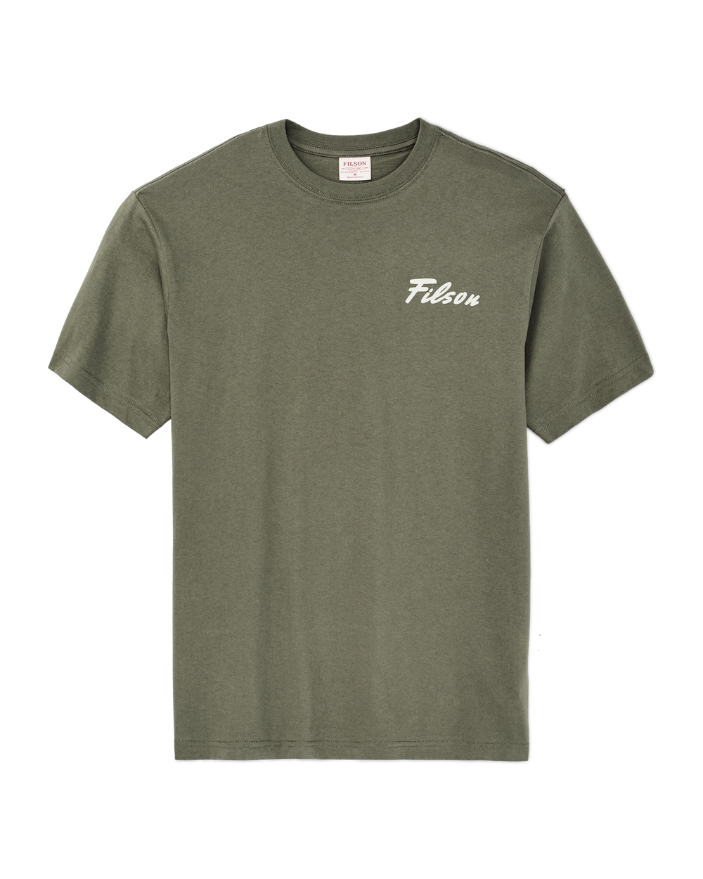 Front-facing image of the Filson Buck Graphic T-Shirt - Shale