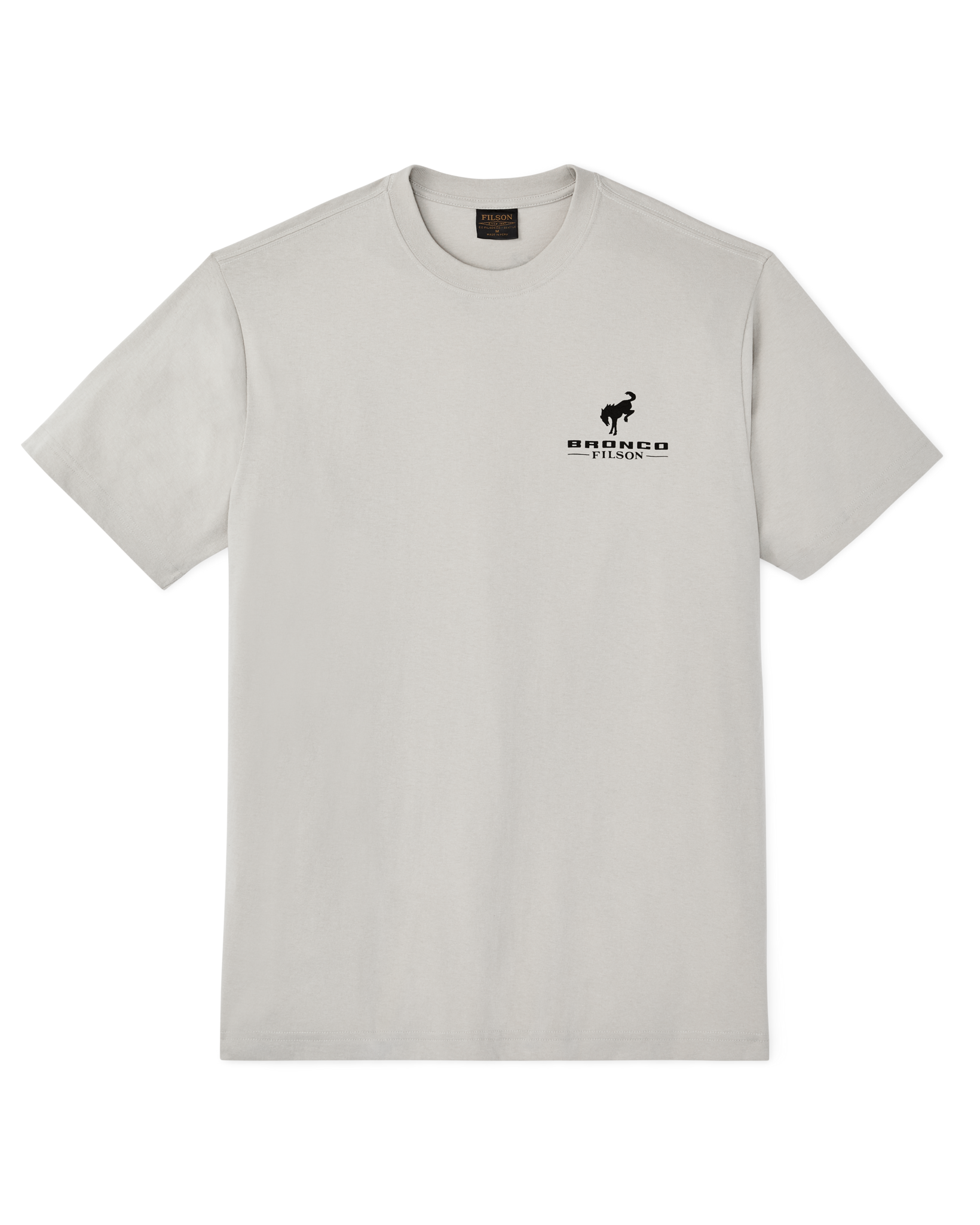 Bronco Filson Grizzly Graphic T-Shirt - Gray Sky