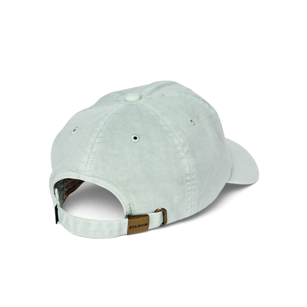 Alternate view of the Filson Washed Low-profile Logger Cap - Mint / Trout
