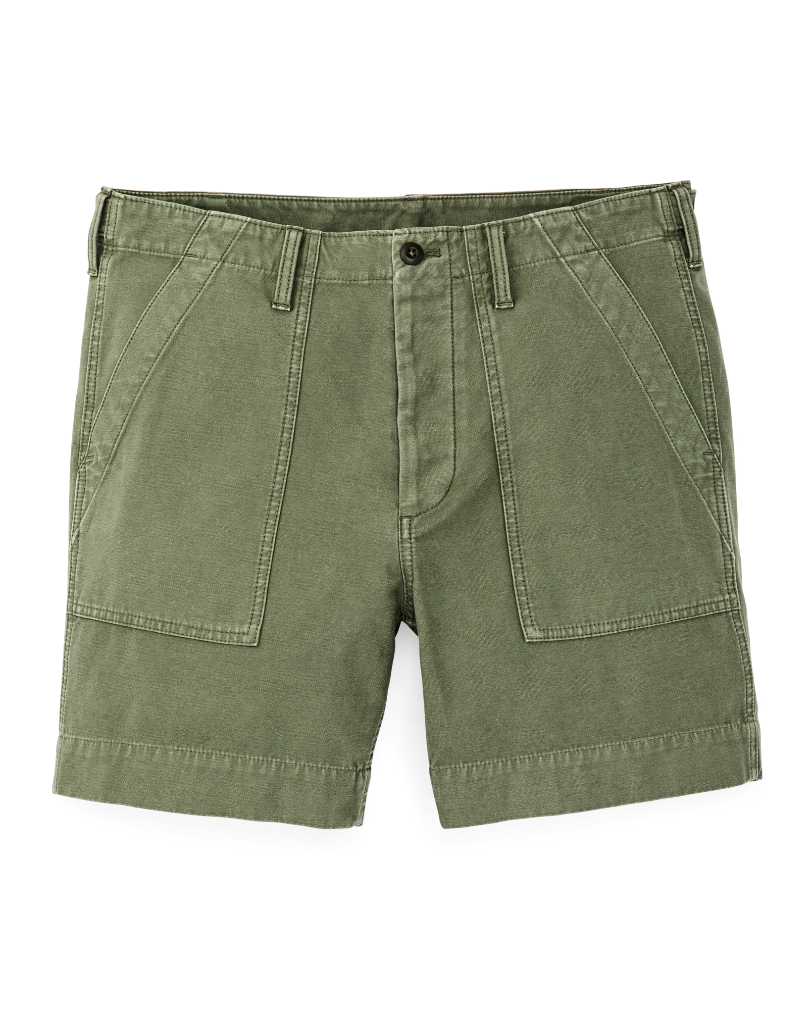 Field Supply Shorts - Washed Fatigue Green