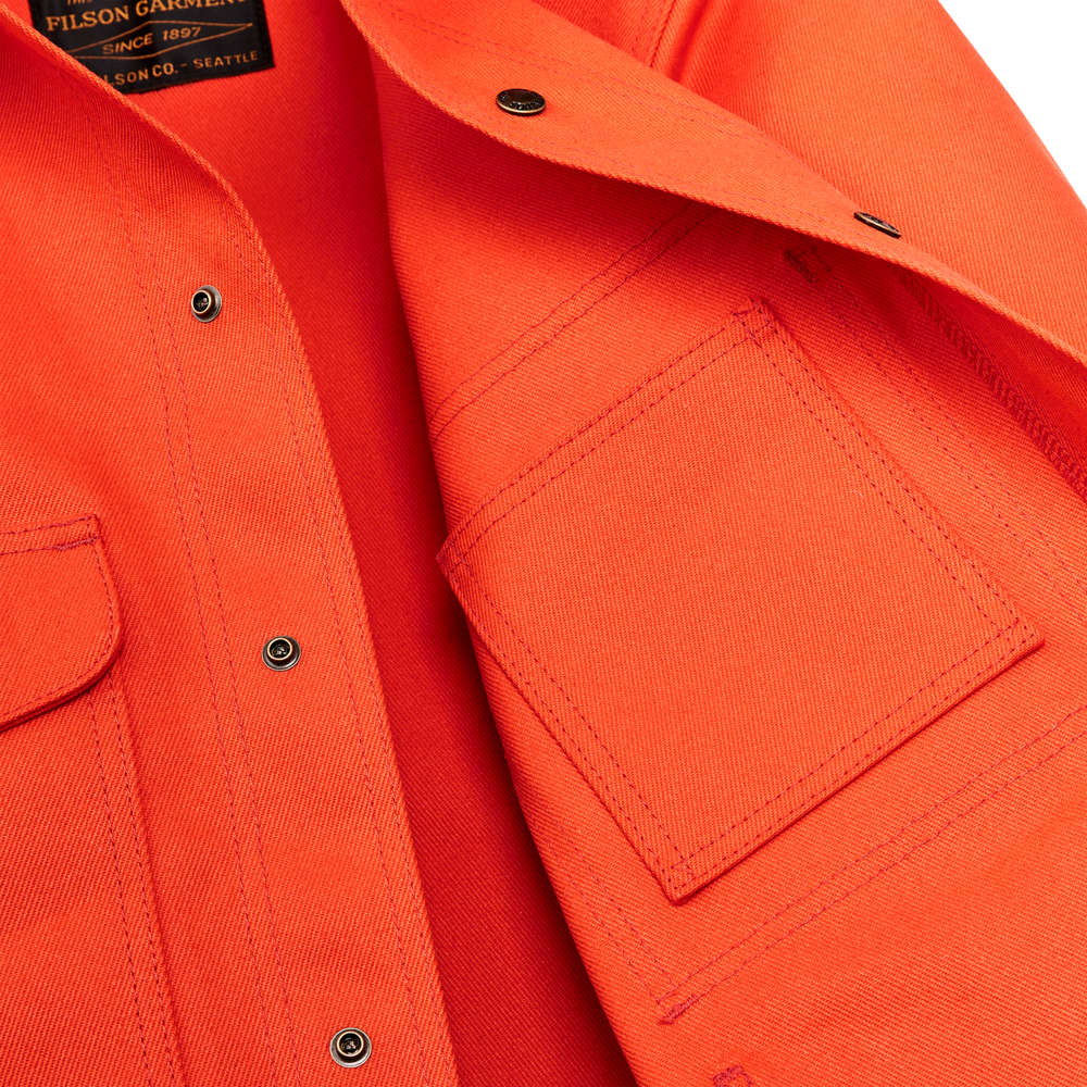 Alternate view of the Filson Rugged Twill Cruiser Jacket - Pheasant Red