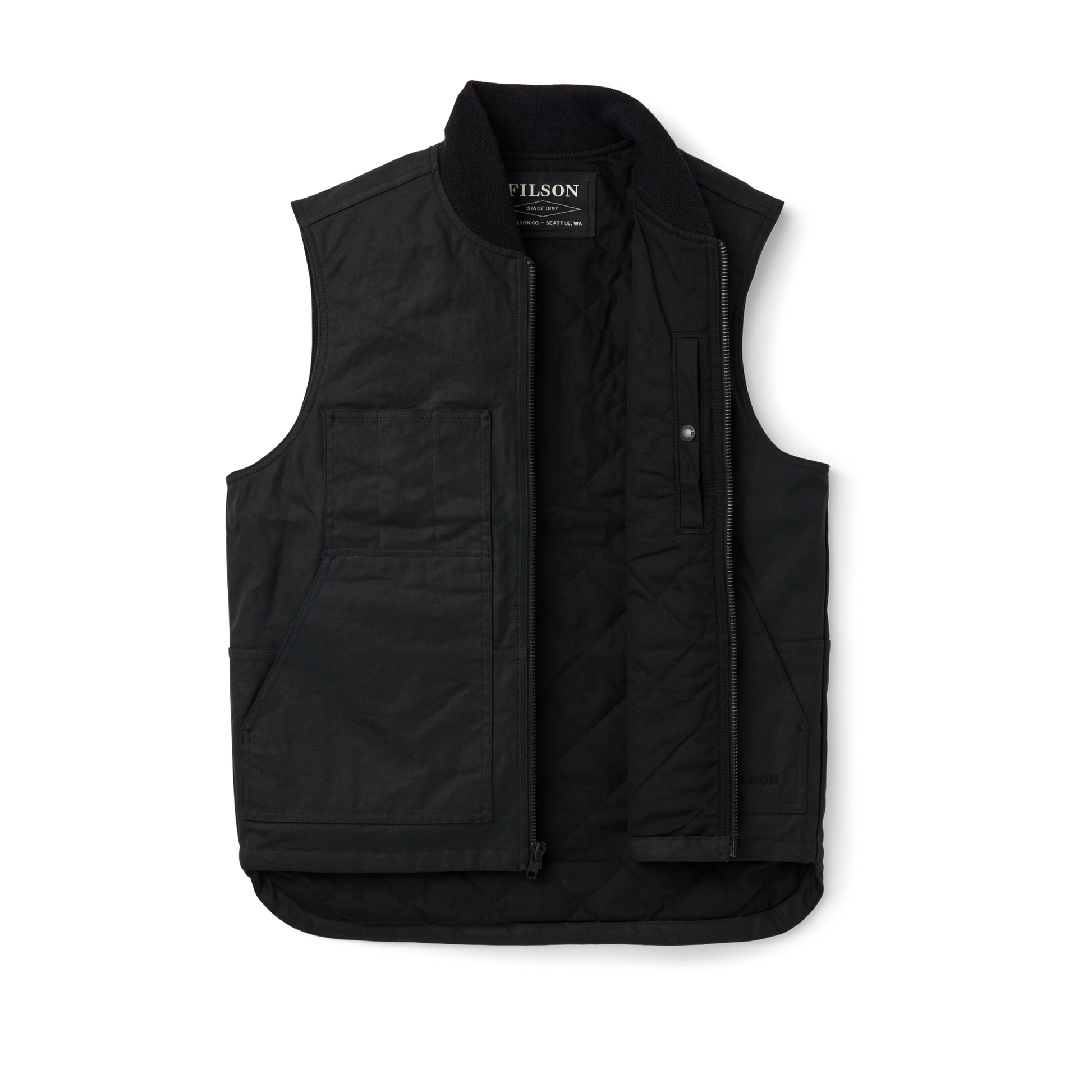 Waxed Canvas Insulated Work Vest | Filson Waxed Canvas Insulated Work Vest | Filson