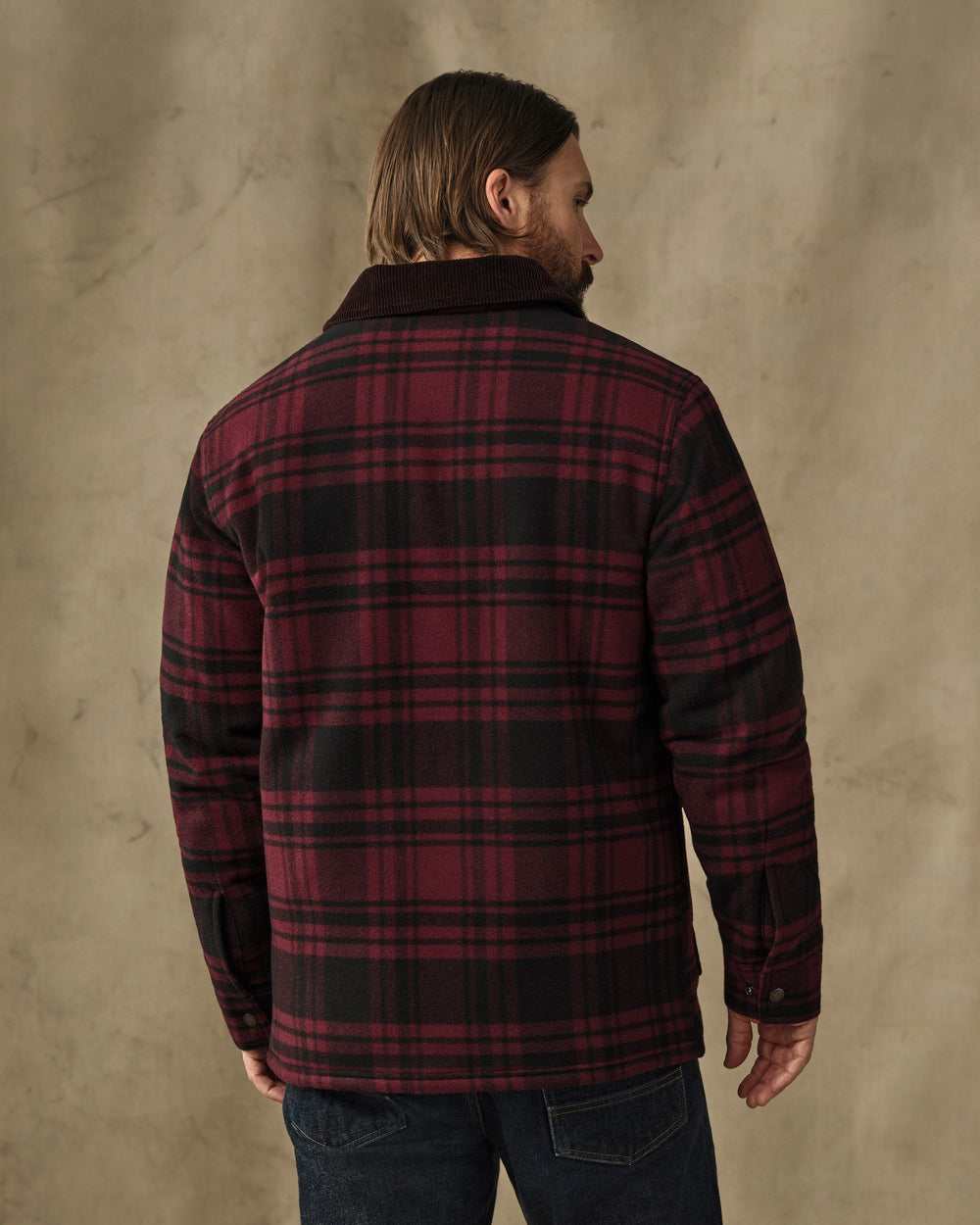 Spokane Insulated Cruiser Jacket - Port / Black Plaid