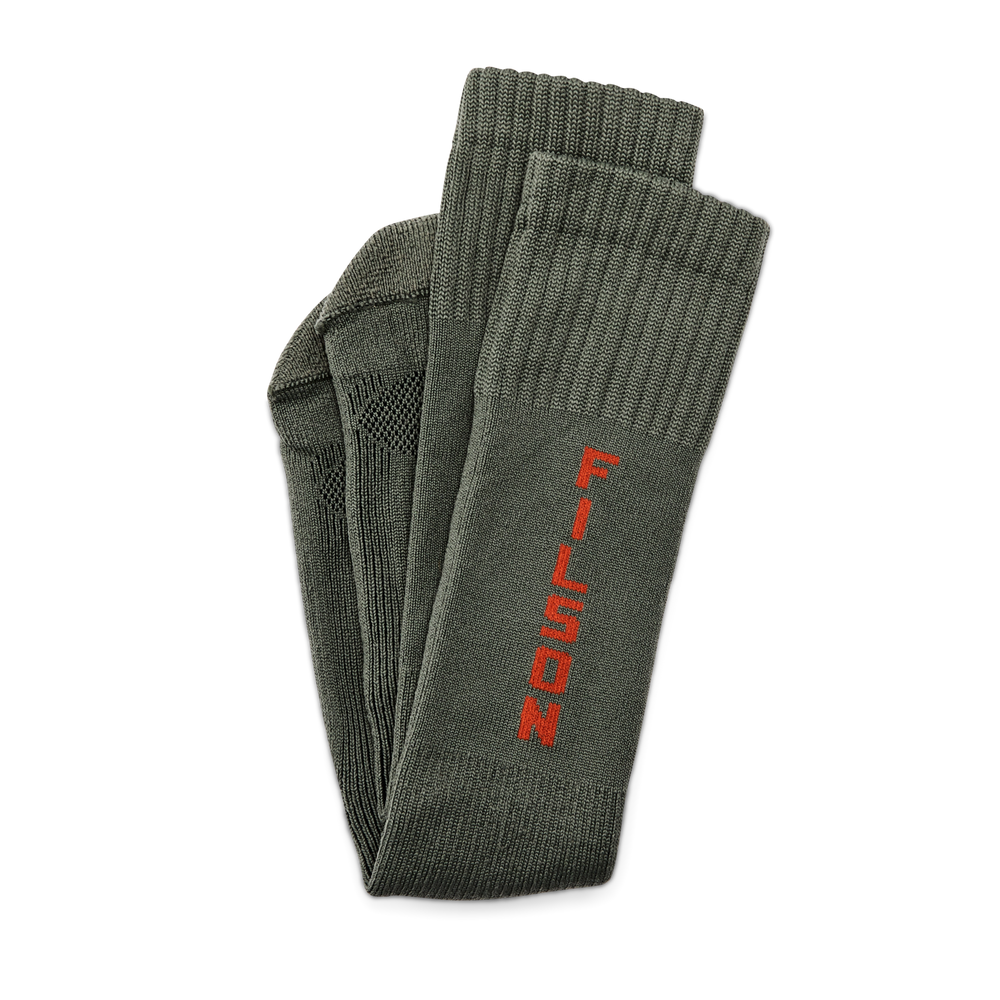 Alternate view of the Filson Technical Boot Socks - Olive