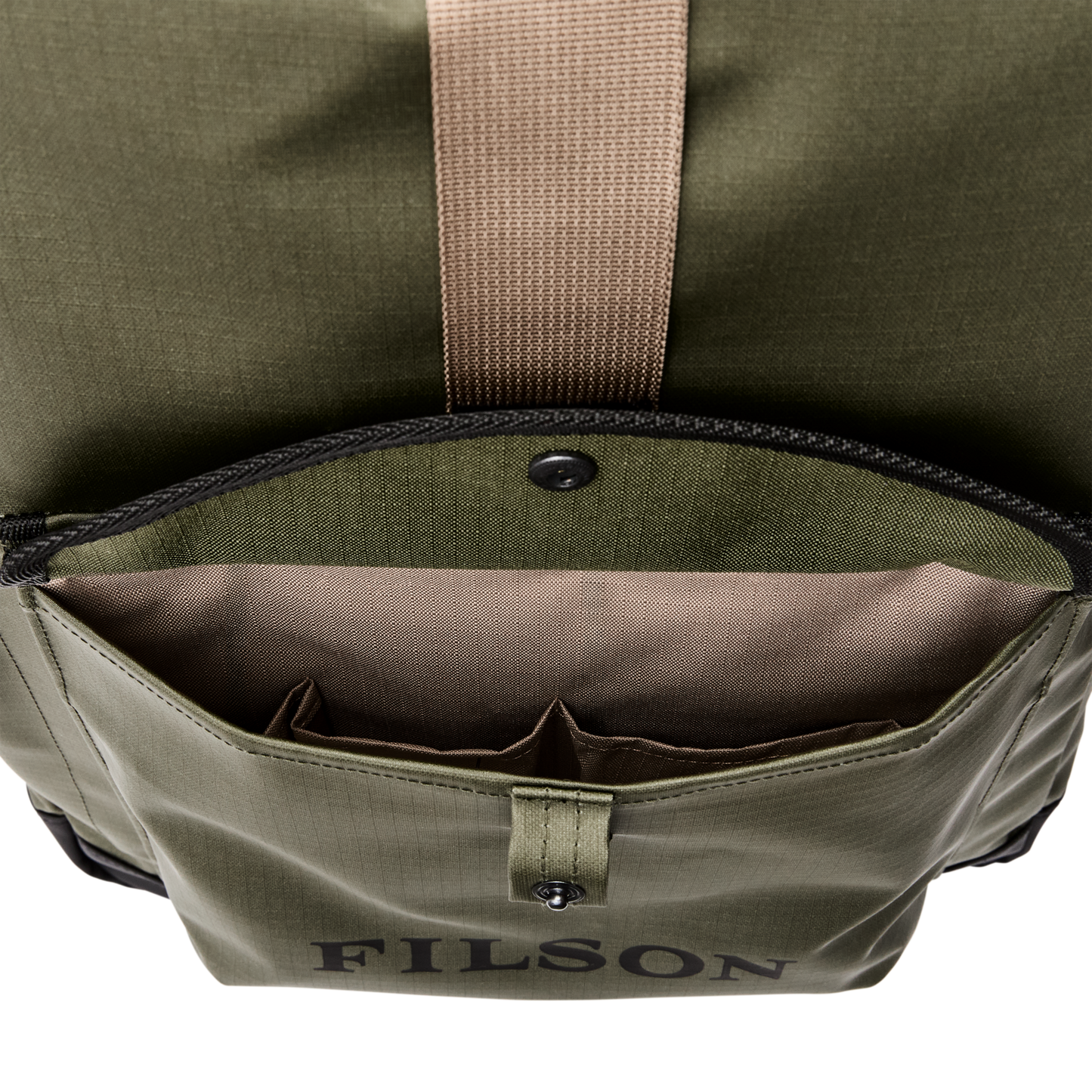 Alternate view of the Filson All-Weather Backpack - Olive / Black / Covert
