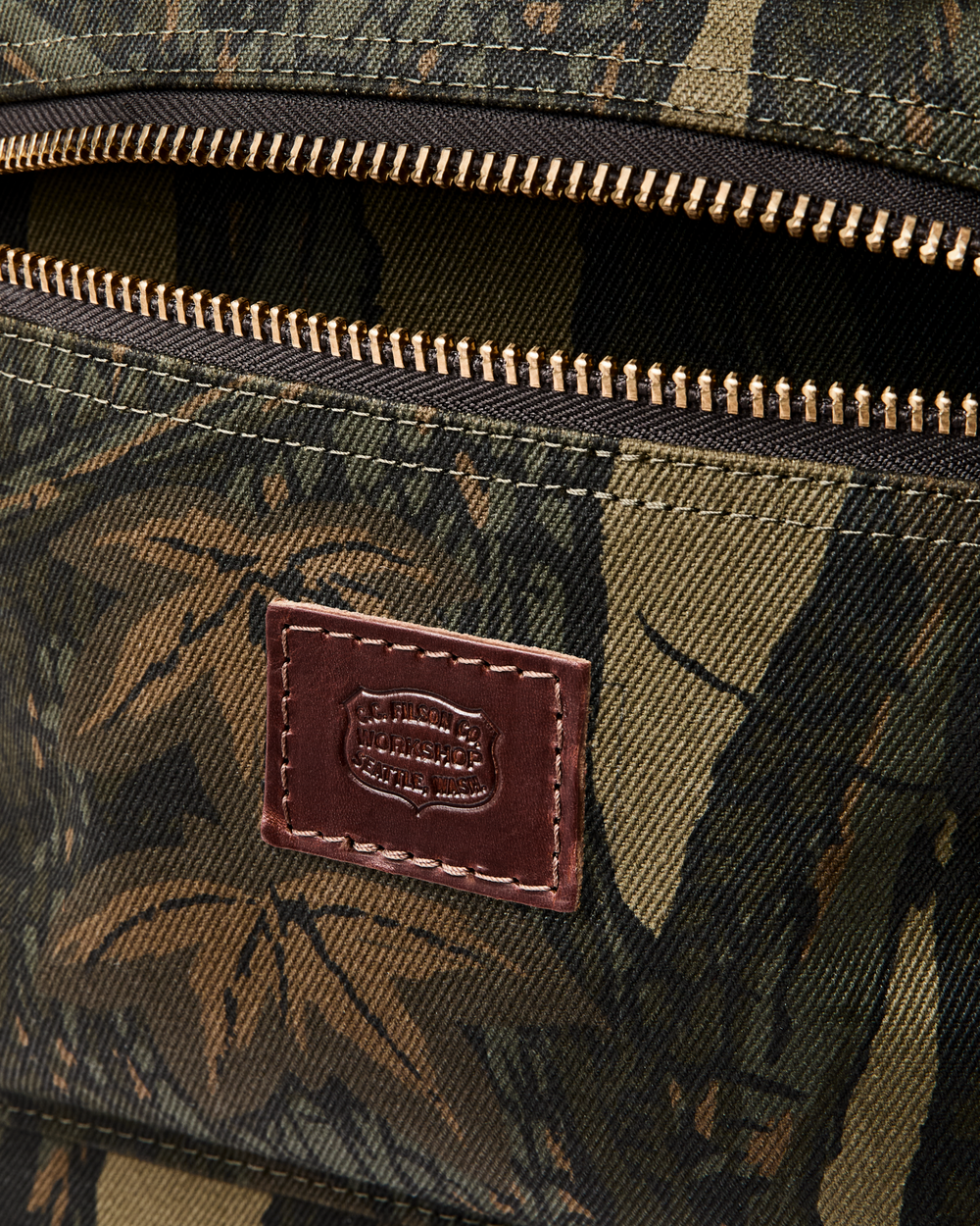 Workshop Rugged Twill Backpack - Maple Bark Camo | Filson