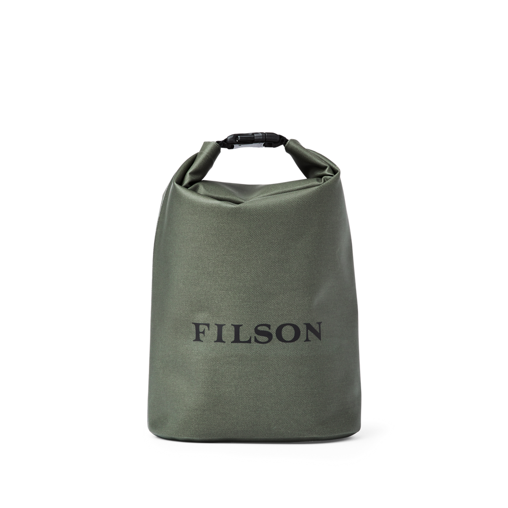 Front-facing image of the Filson Small Dry Bag - Green