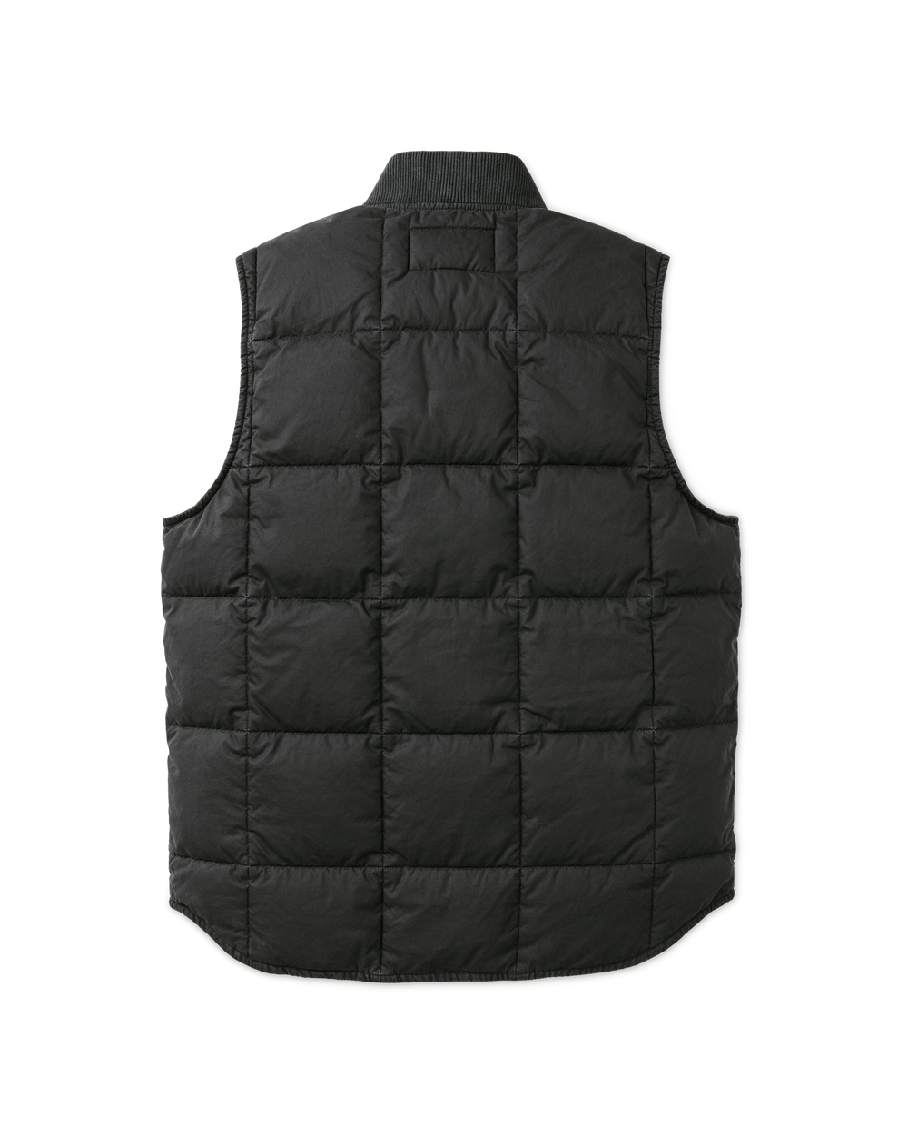 Heritage Cotton Down Vest - Black