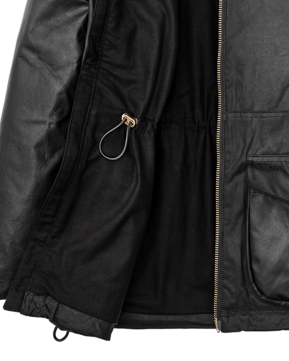 Women's Cover Cloth Raincoat - Black