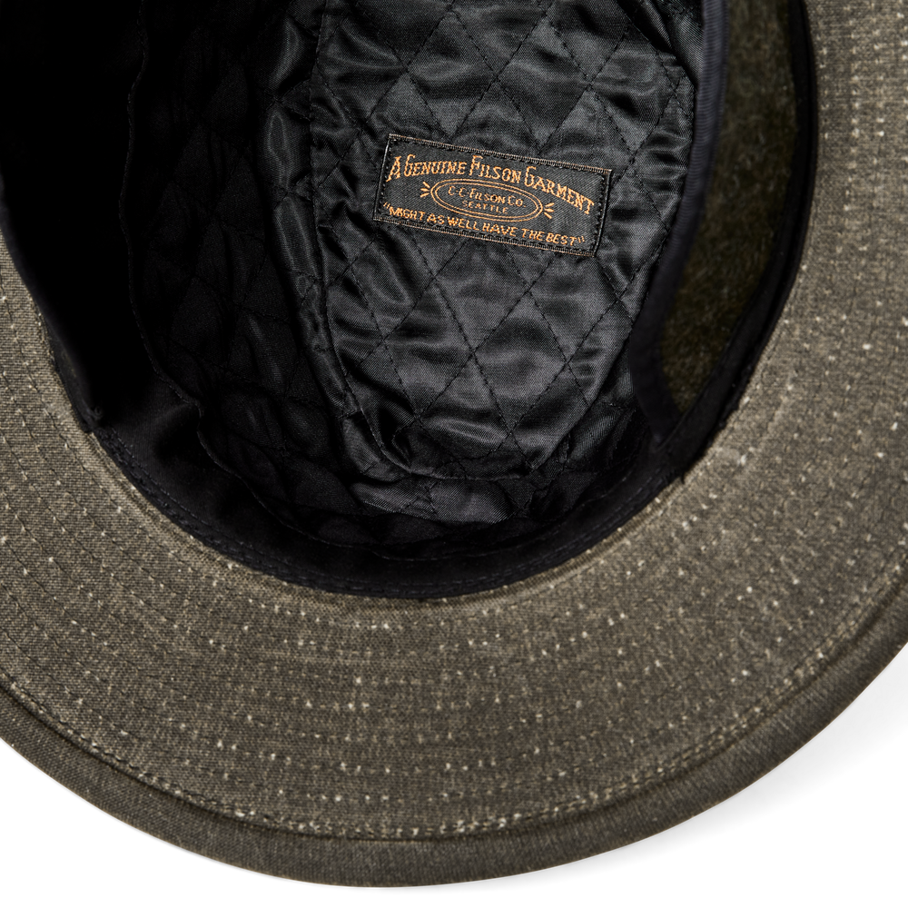 Alternate view of the Filson Insulated Packer Hat - Otter Green