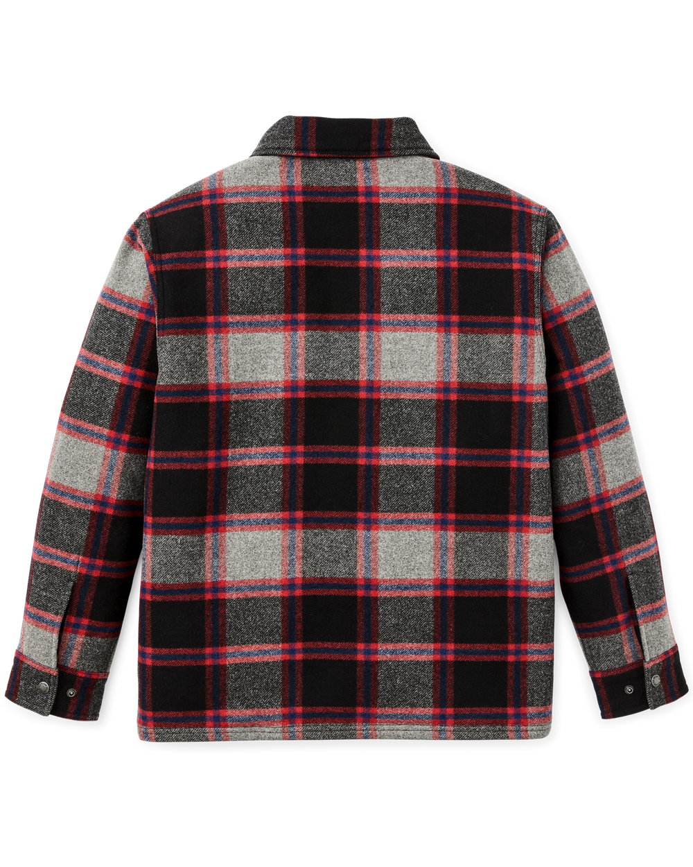 Spokane Insulated Jac-Shirt - Gray / Red Plaid