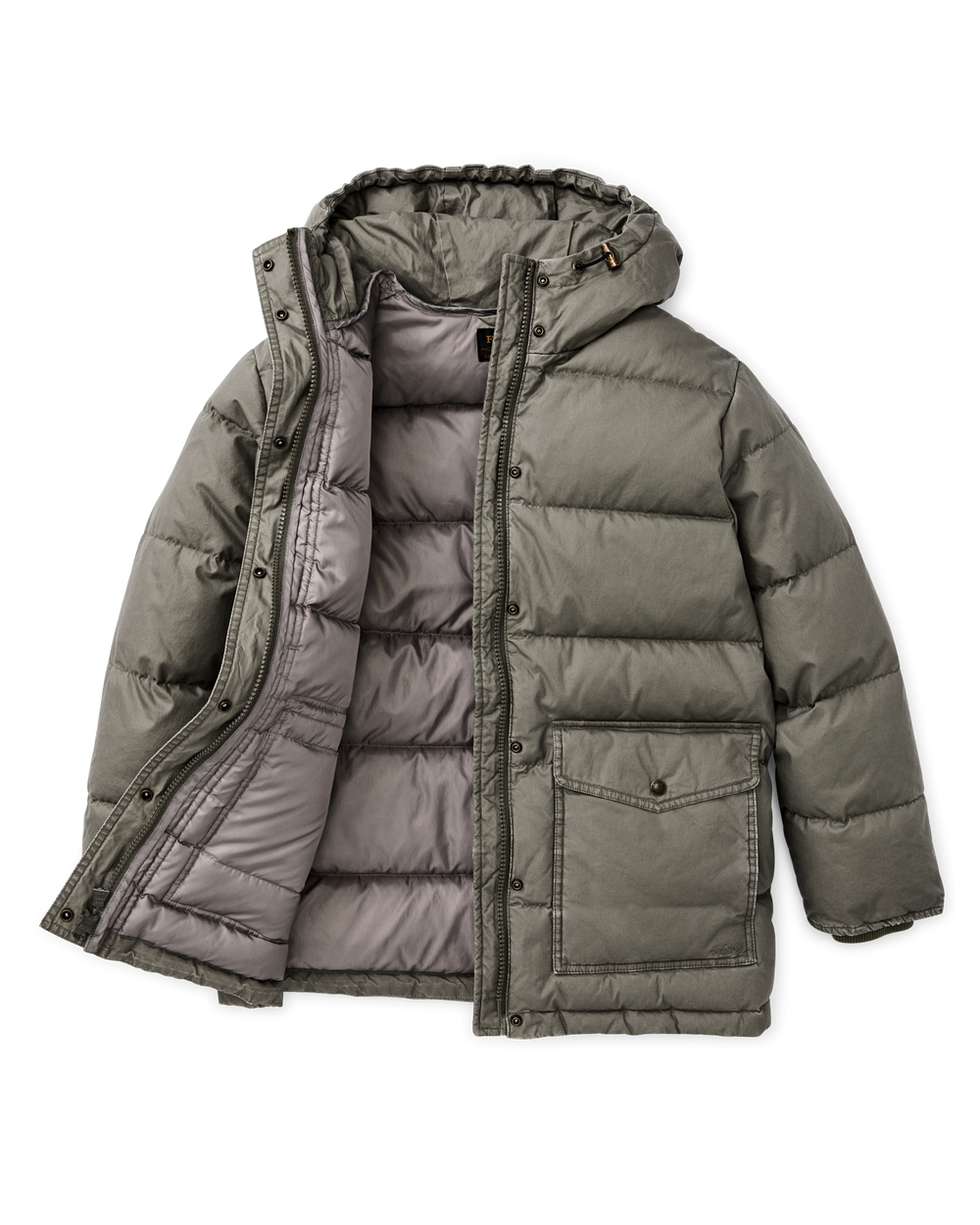 Women's Heritage Cotton Down Parka - Smokey Olive