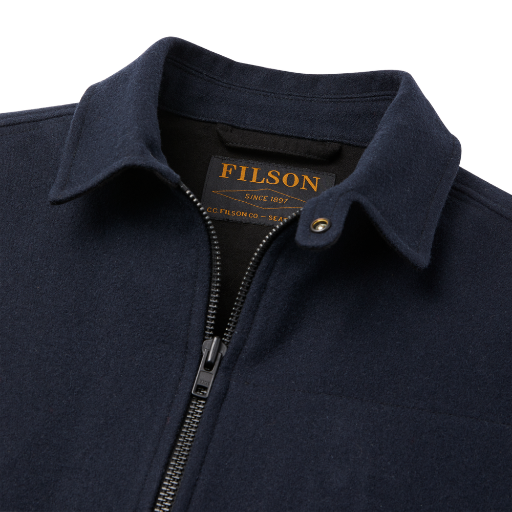 Alternate view of the Filson Seattle Wool Work Jacket - Dark Navy