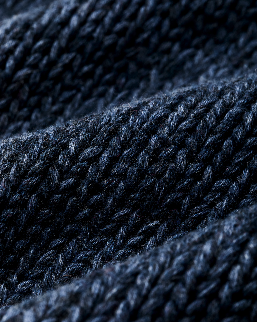 Alternate view of the Filson Women's Cotton Full-zip Cardigan - Navy / Marl