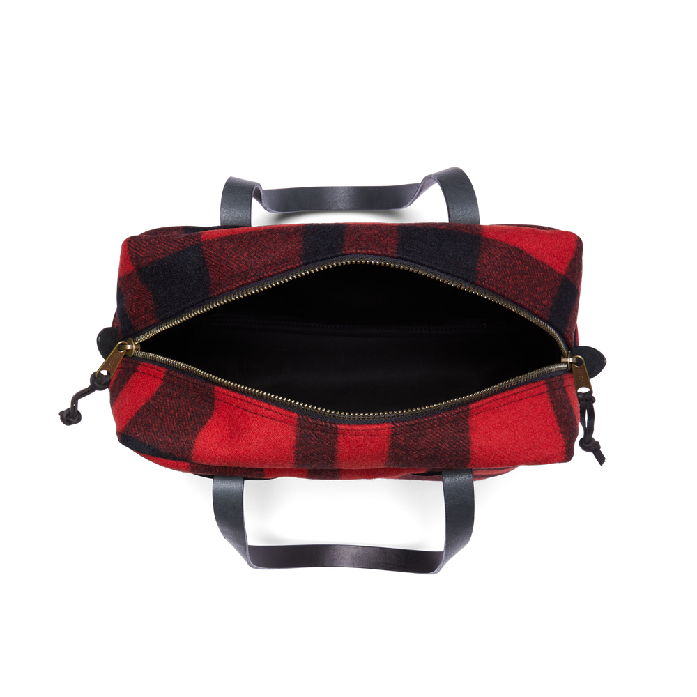 Alternate view of the Filson Mackinaw Wool Tote Bag - Red / Black Plaid