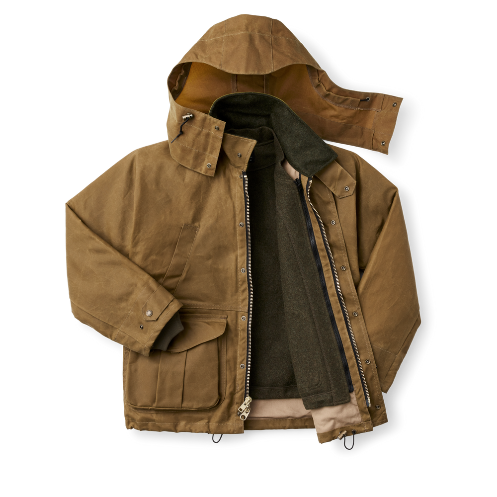 Alternate view of the Filson Mackinaw Wool Jacket Liner - Forest Green