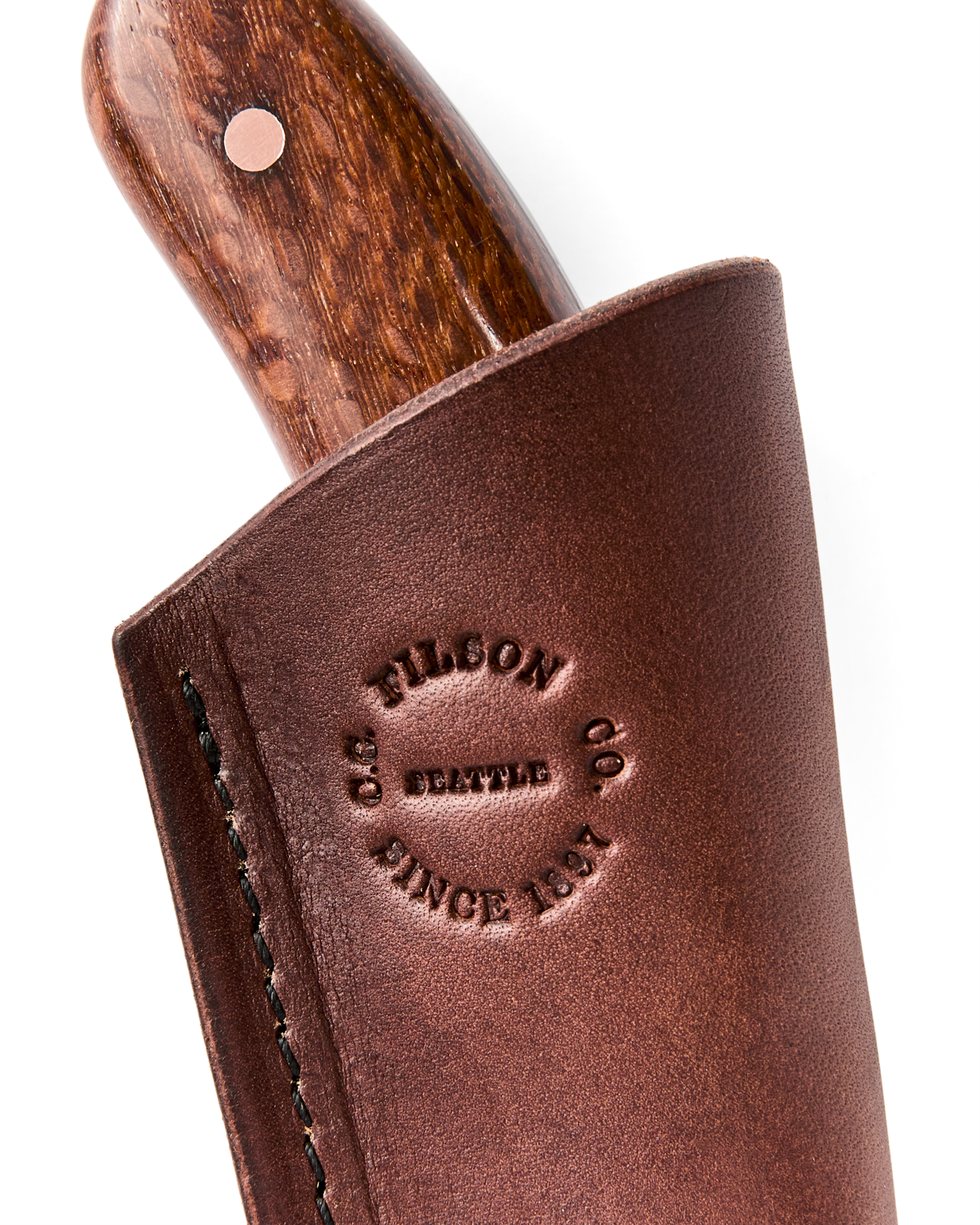 Filson X Graycloud Skinning Knife - Leopardwood