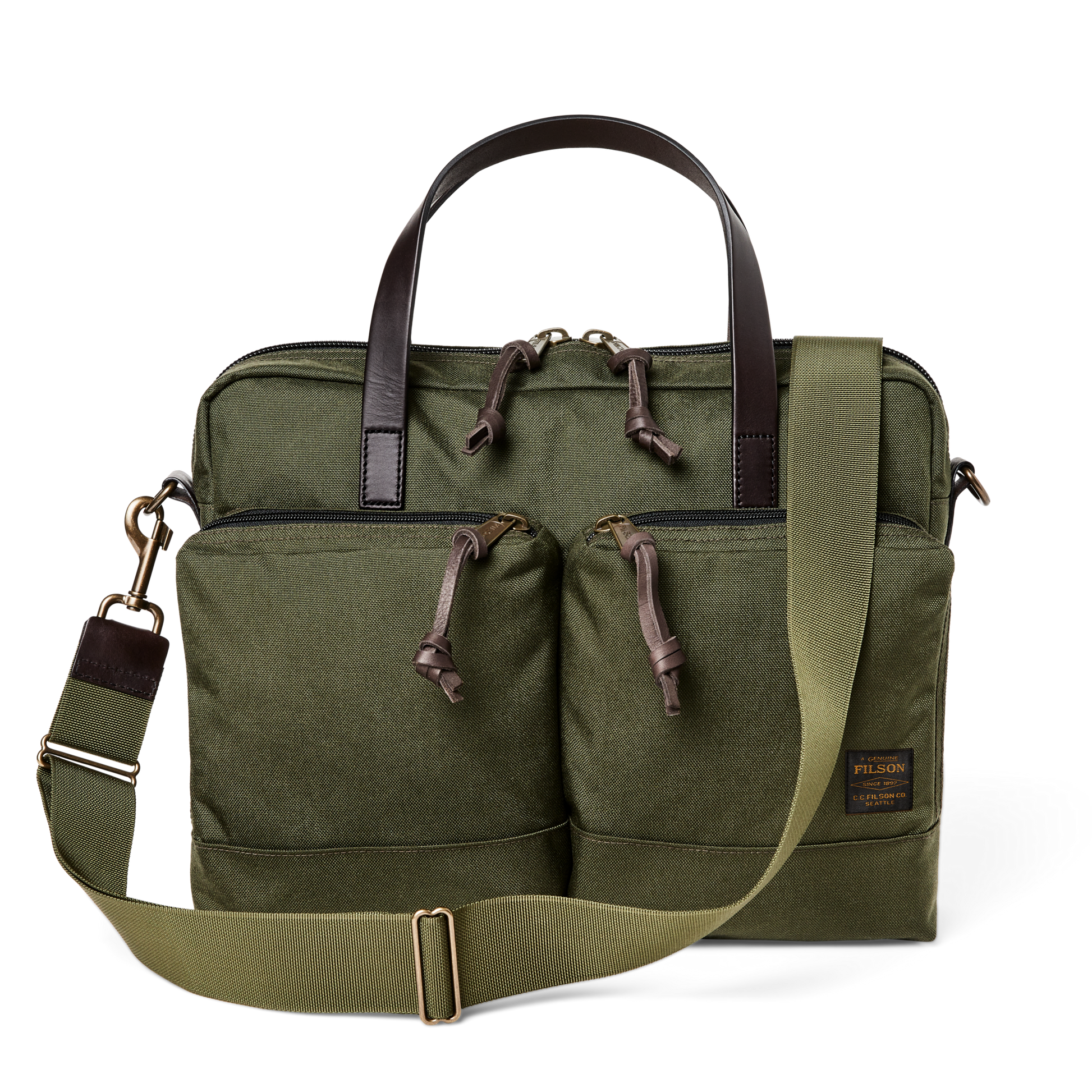 Dryden Briefcase - Otter Green | Filson Dryden Briefcase - Otter Green | Filson