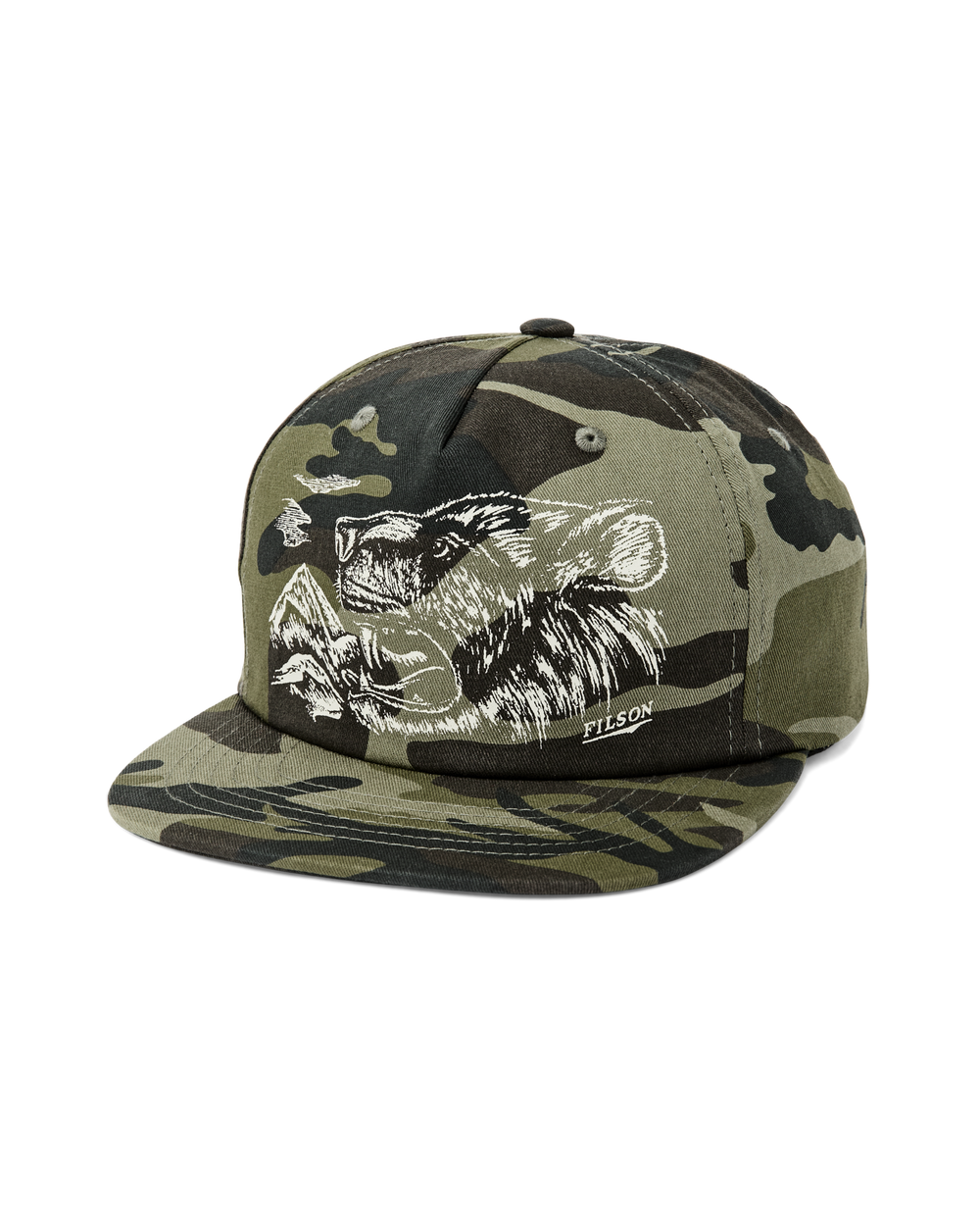 Bear Mountain Trucker Cap - Dark Camo
