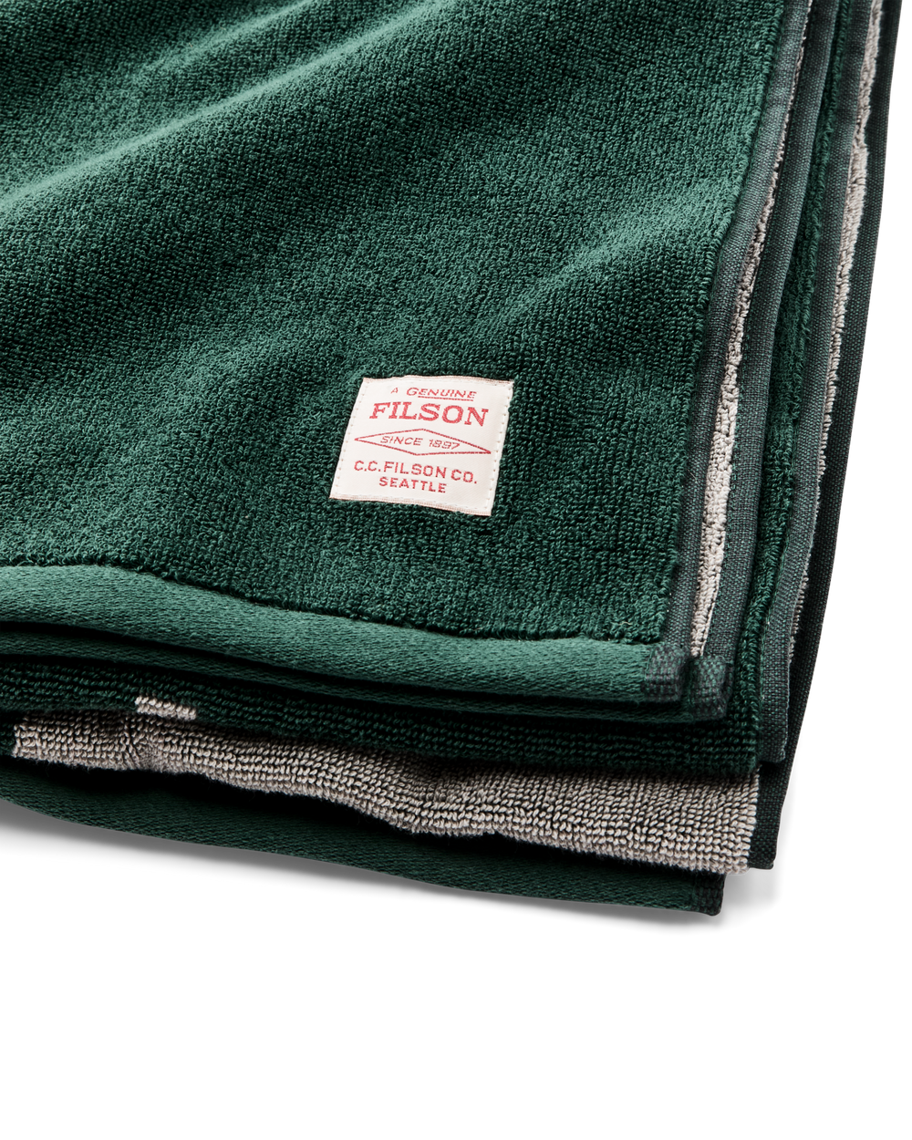 Alternate view of the Filson Scenic Filson Towel - Spruce
